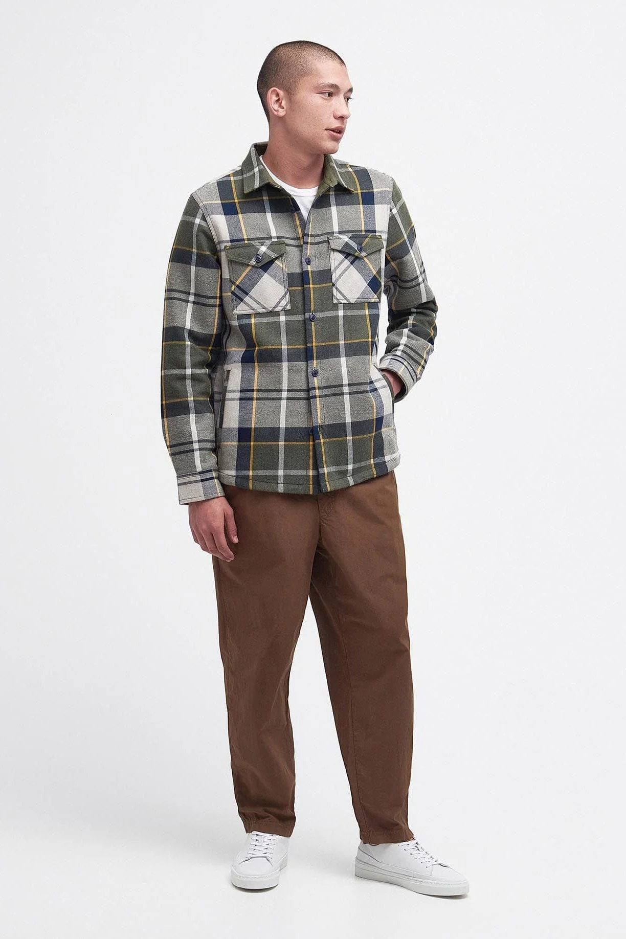 Cannich Overshirt - Forest Mist Tartan - Image 5