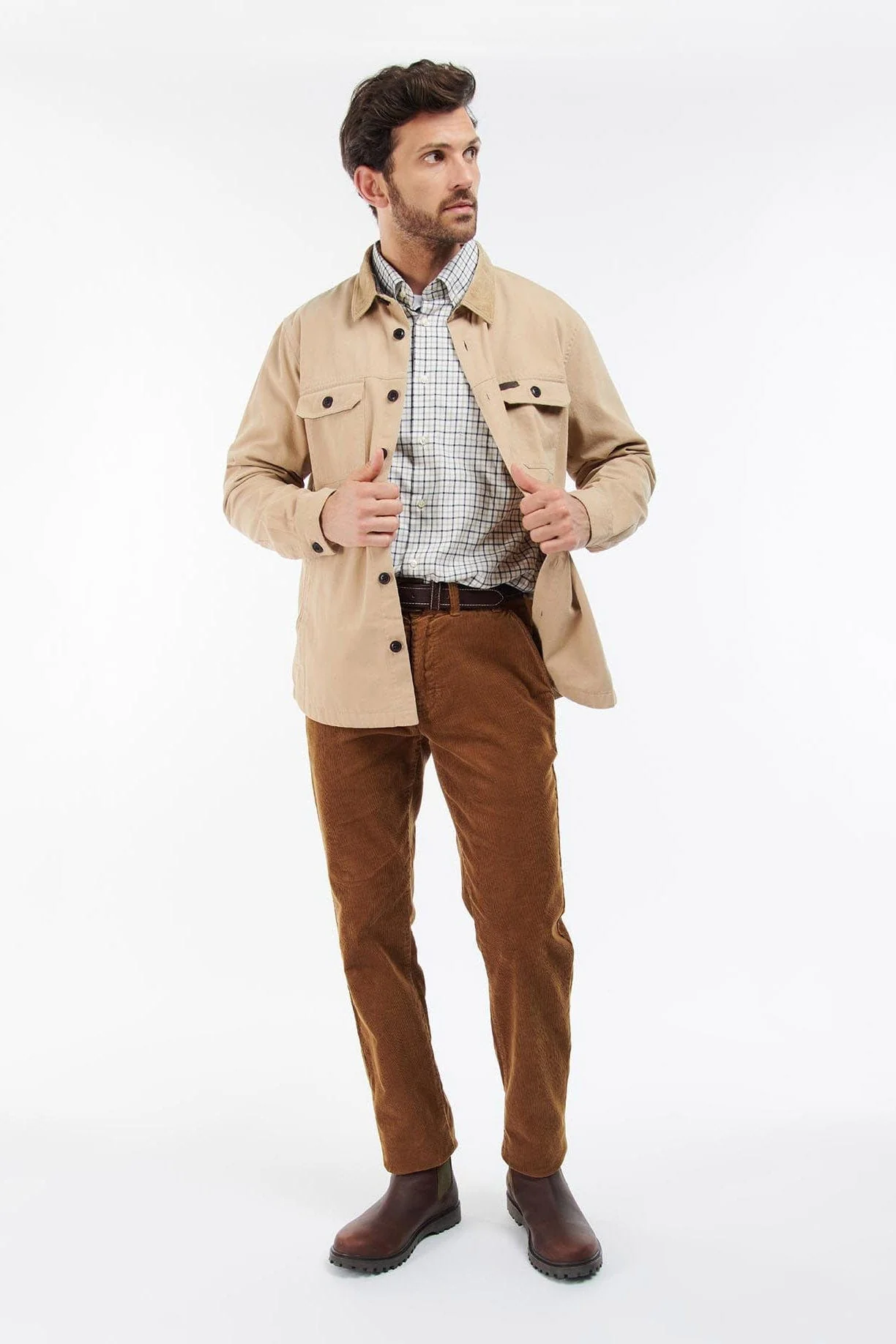 Catbell Overshirt - Light Stone - Image 7