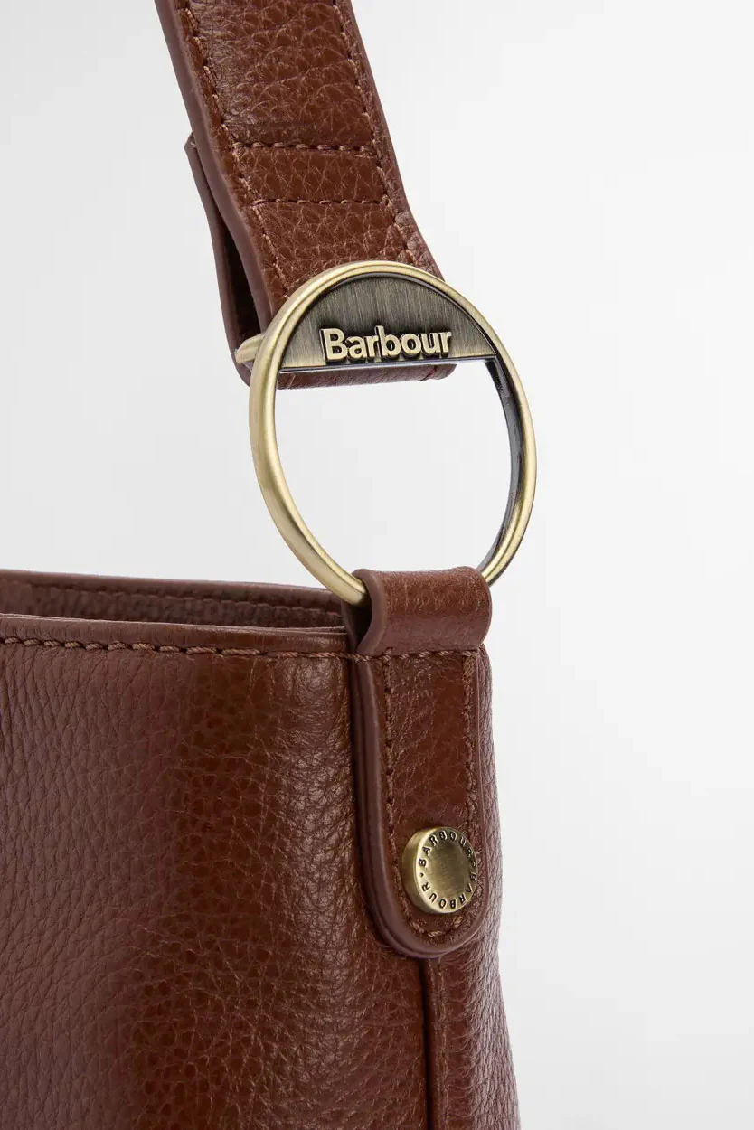 Cedar Leather Bucket Bag - Brown - Image 4