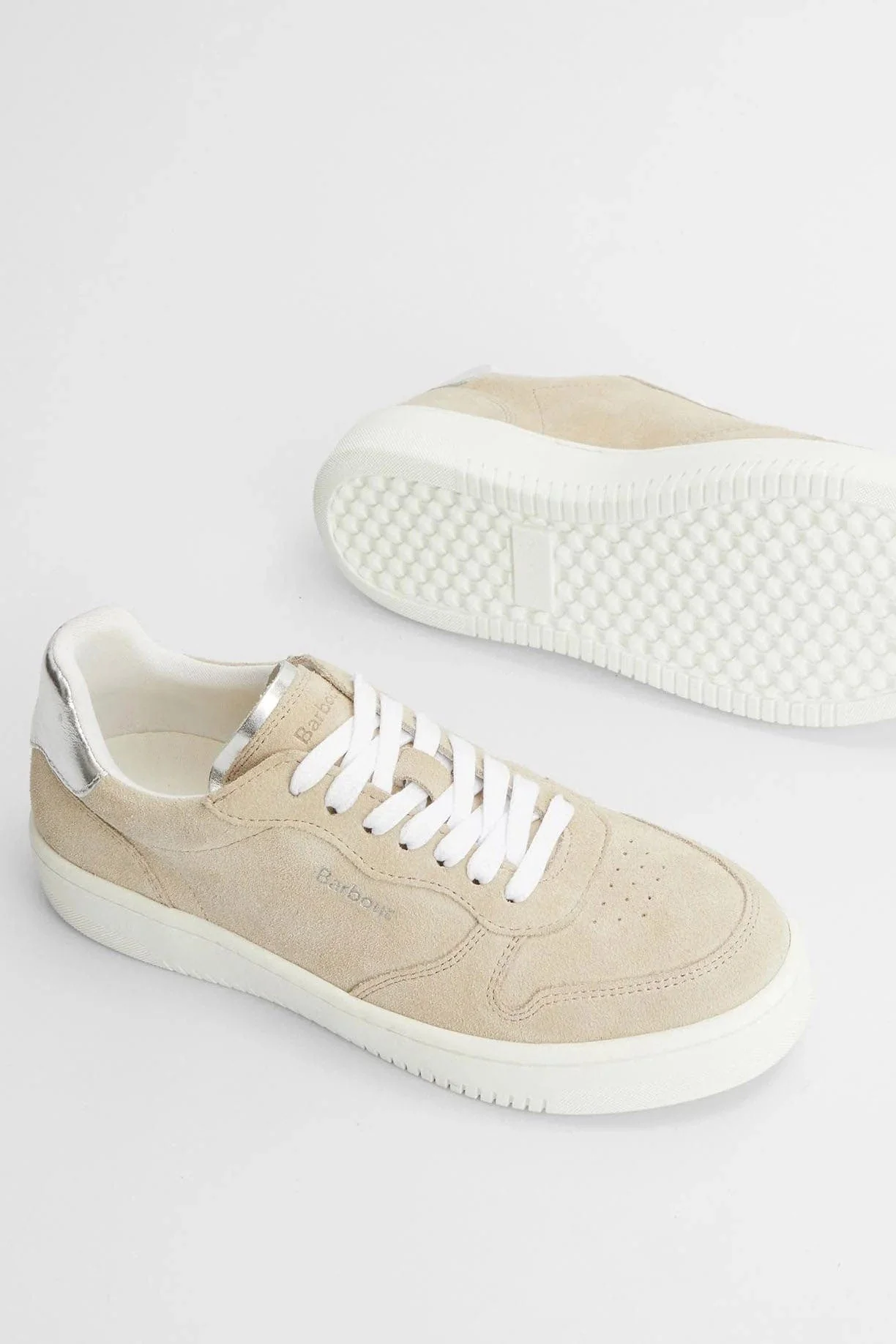 Celeste Trainers - Beige/Silver - Image 6