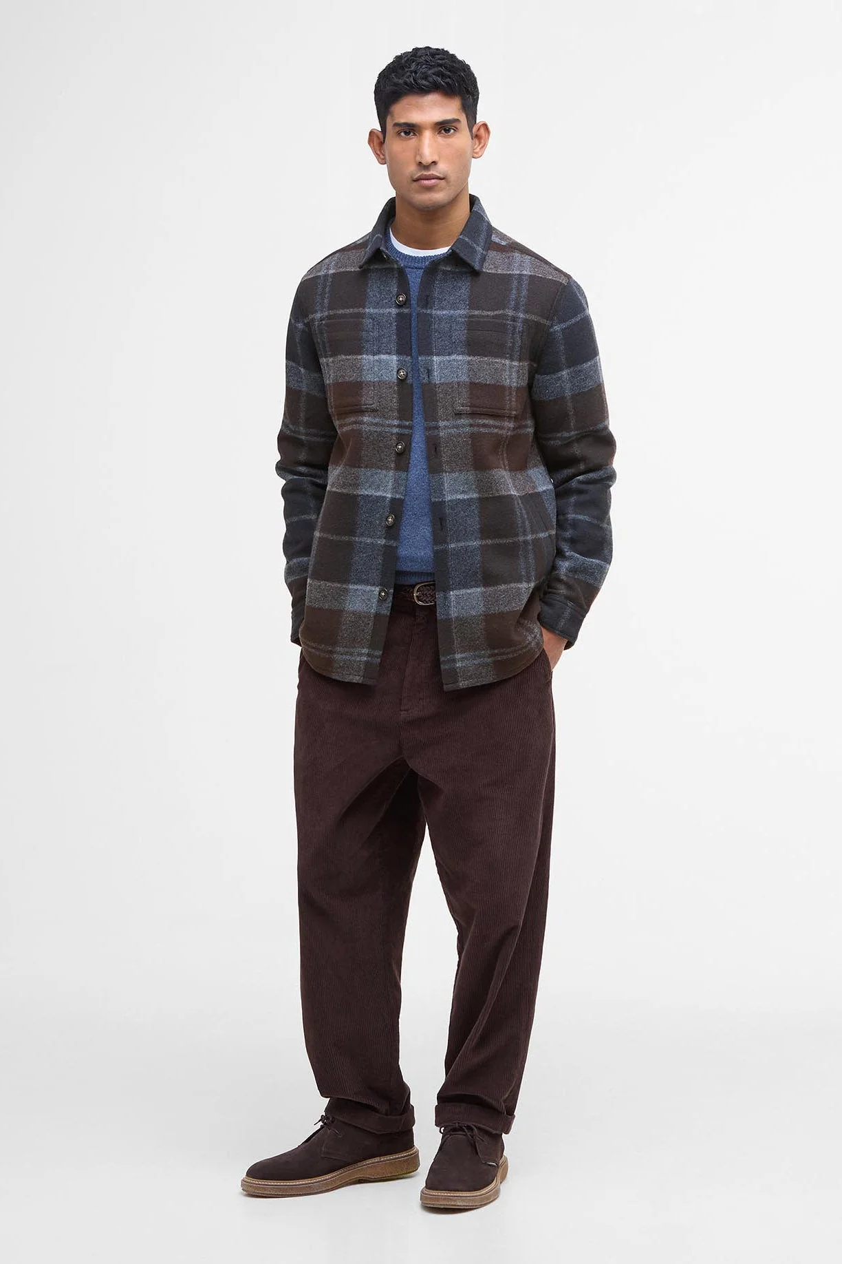 Chapter Check Overshirt - Midnight Oak Tartan - Image 4