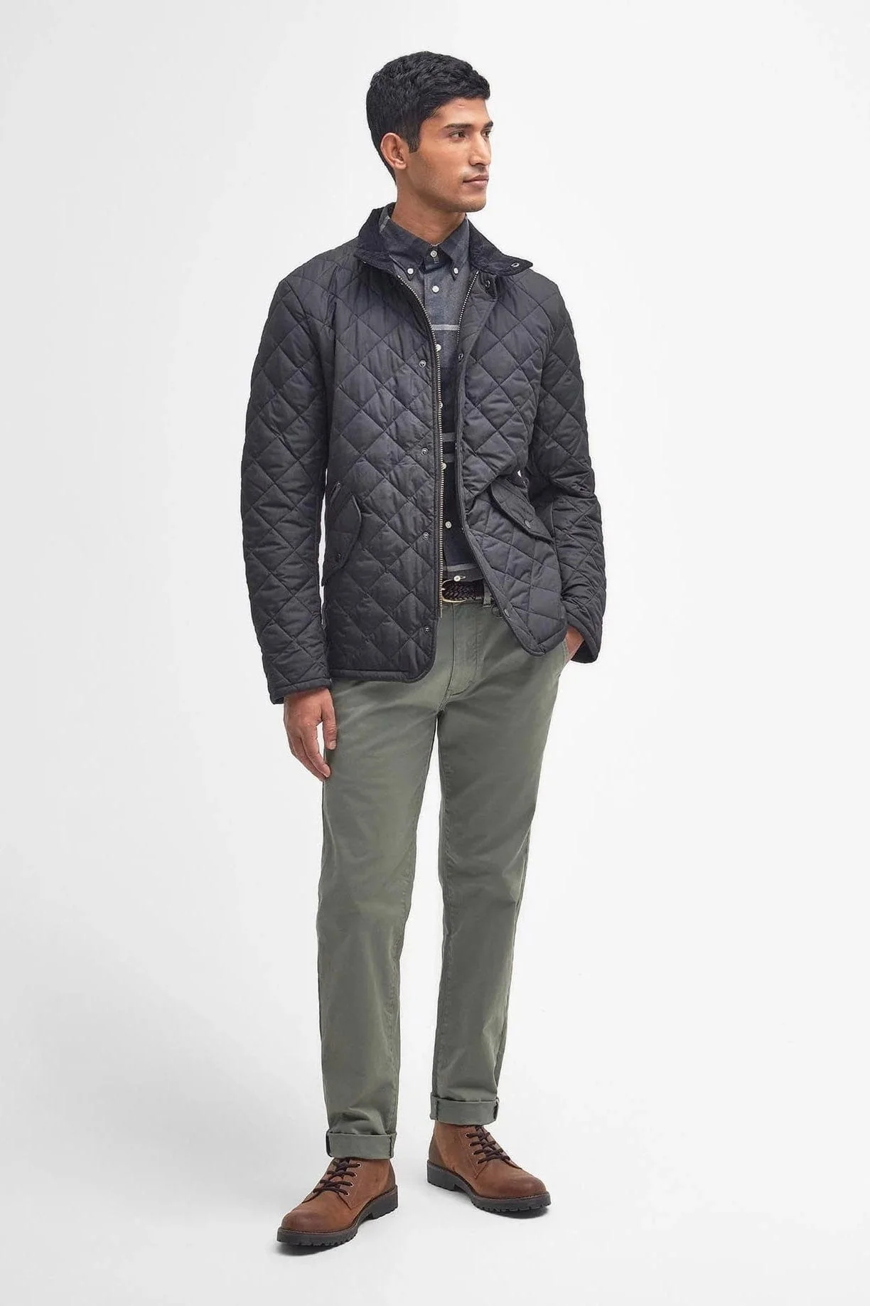 Chelsea Sportsquilt Jacket - Navy - Image 4