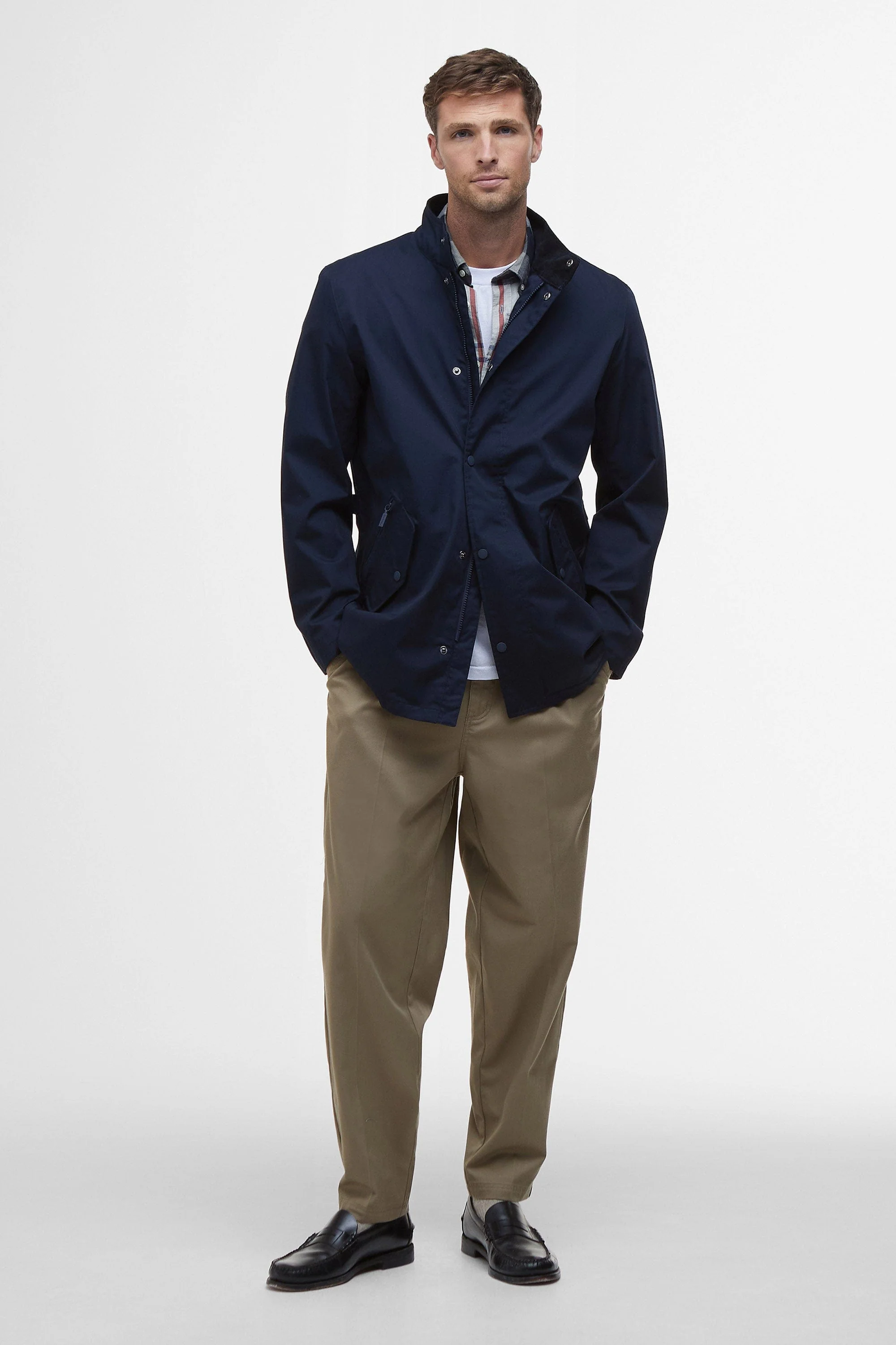 City Chelsea Waterproof Jacket - Navy/Bleached Pine - Image 10