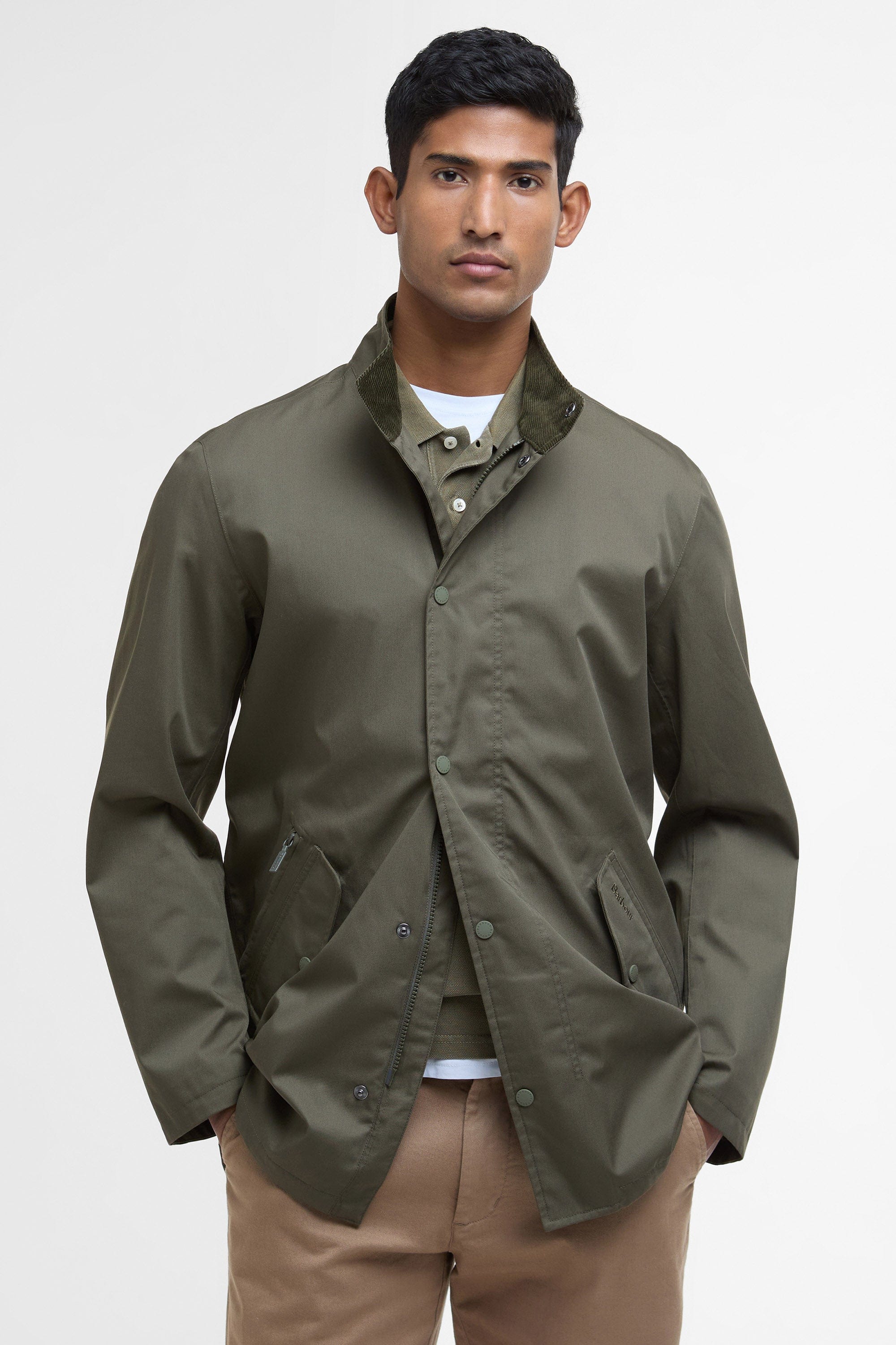 City Chelsea Waterproof Jacket - Uniform Green/Bleached Pine - Image 2