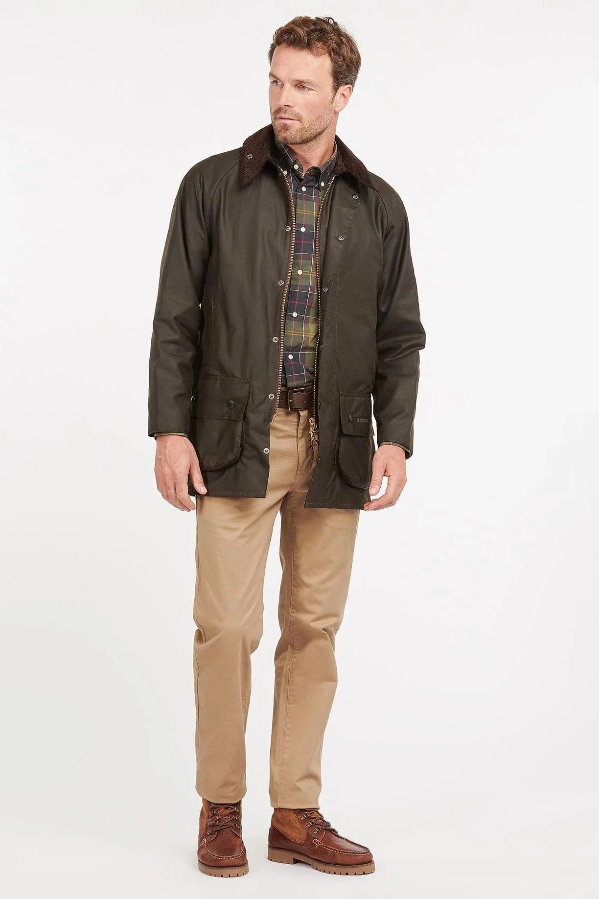 Classic Beaufort Wax Jacket - Olive - Image 4