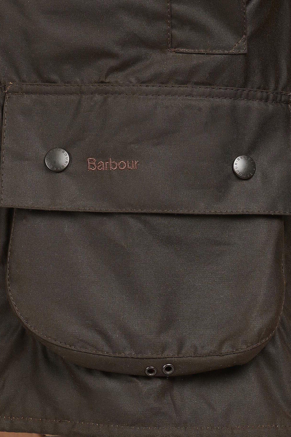 Classic Beaufort Wax Jacket - Olive - Image 5