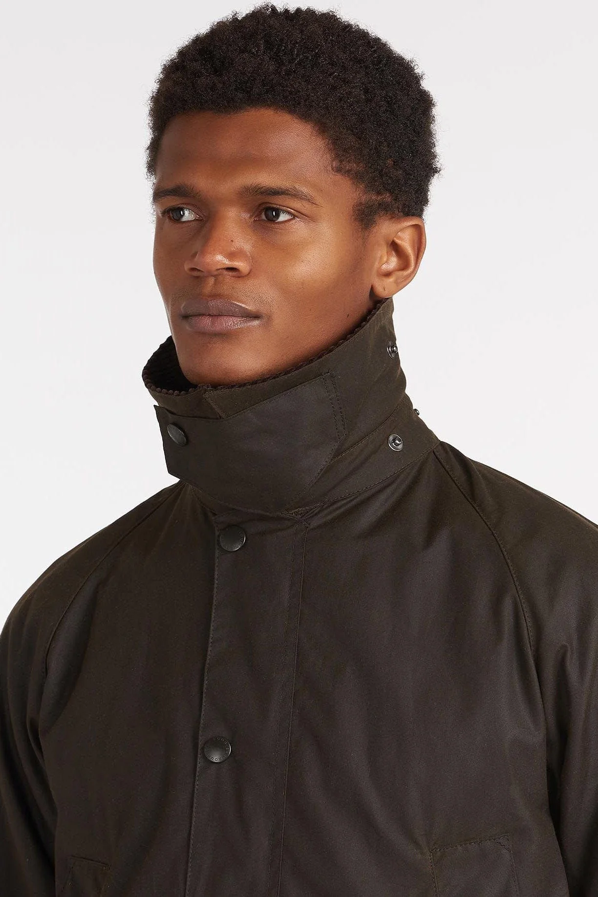 Classic Bedale Wax Jacket - Olive - Image 6