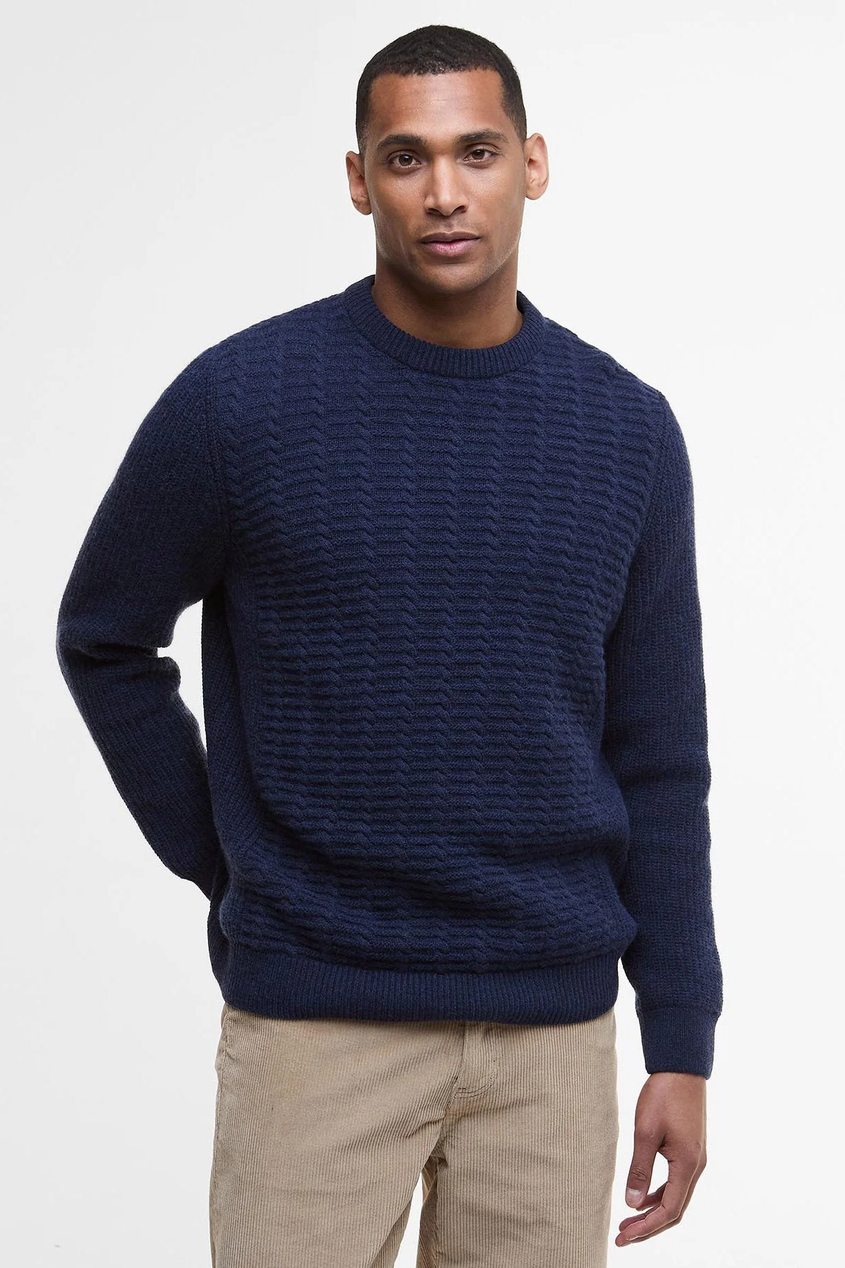 Cleveland Crew Neck Jumper - Navy - Image 2
