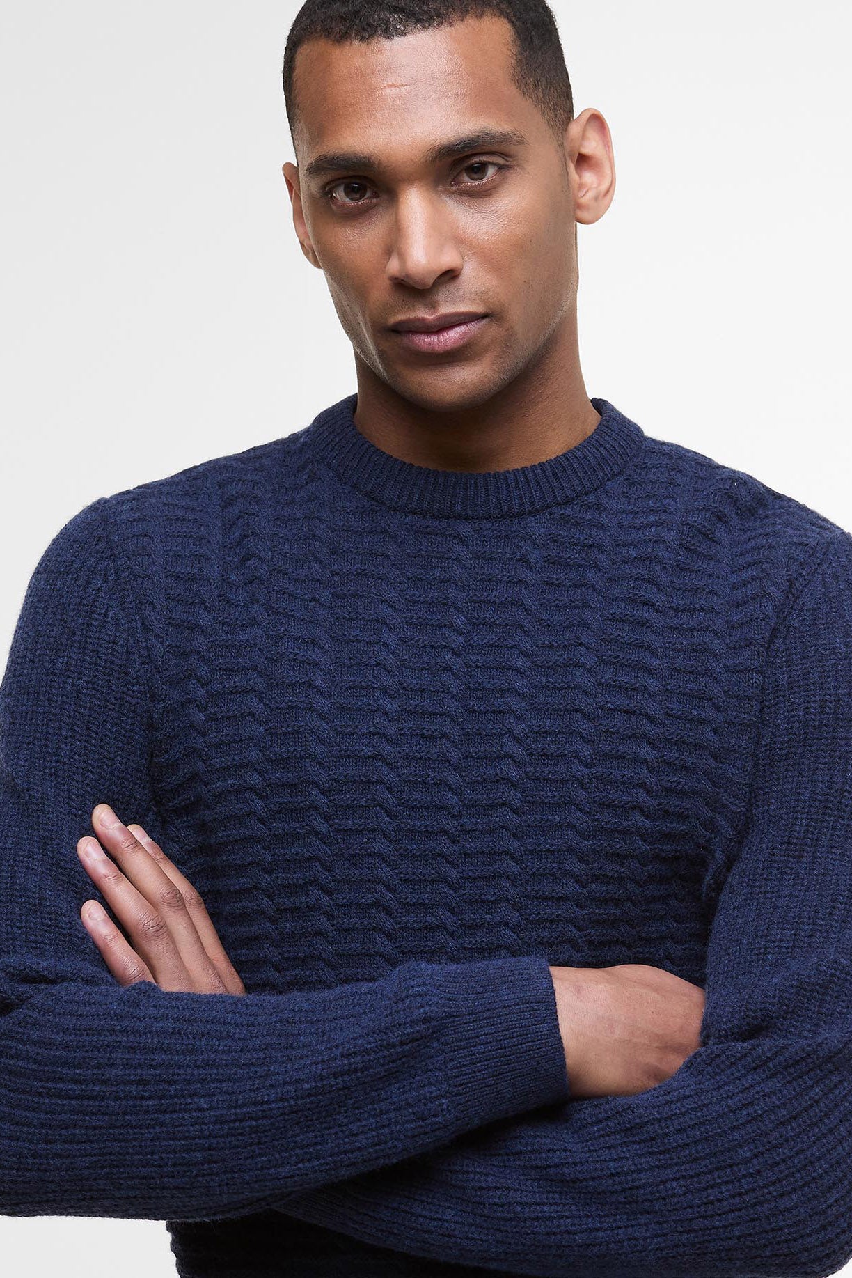 Cleveland Crew Neck Jumper - Navy - Image 4