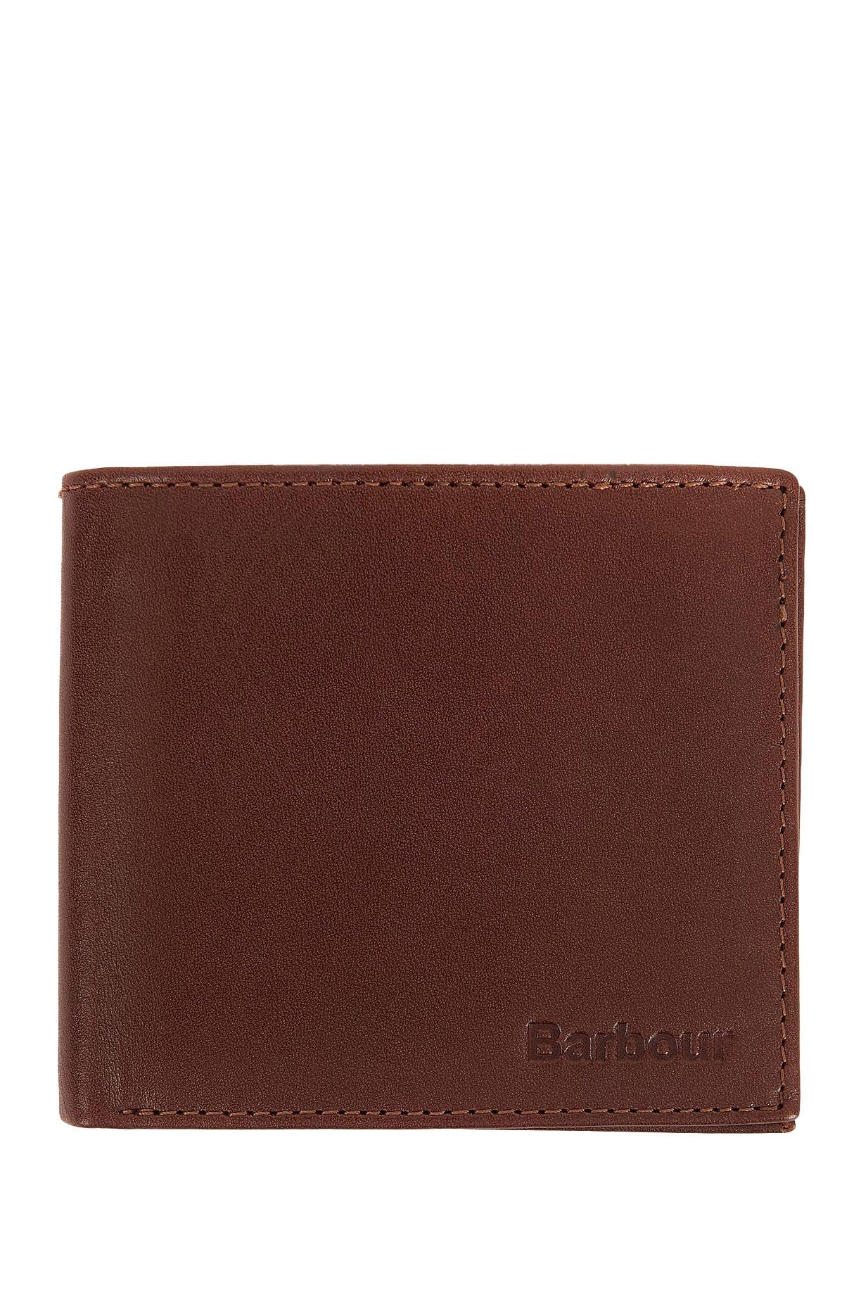 Colwell Leather Billfold Wallet - Brown/Classic Tartan