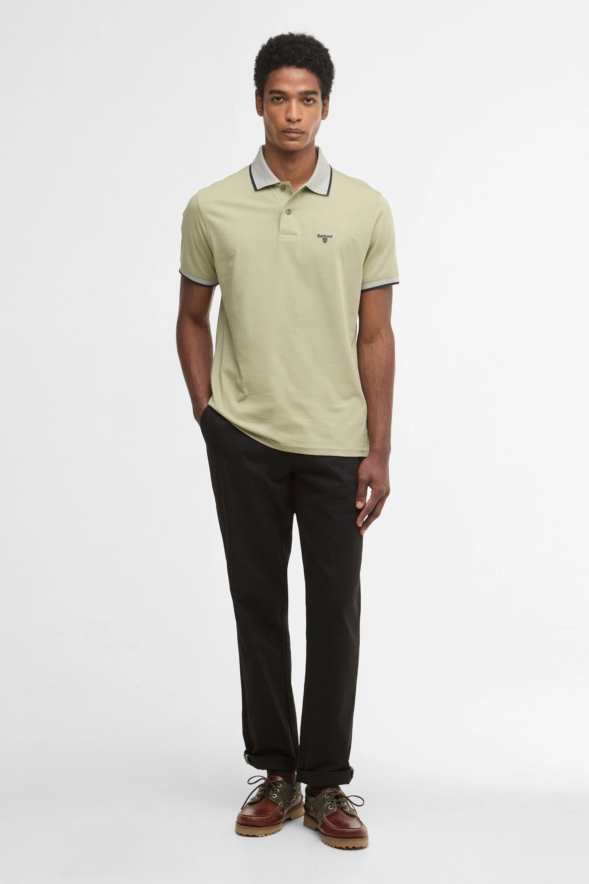 Cornsay Polo - Sea Green - Image 3