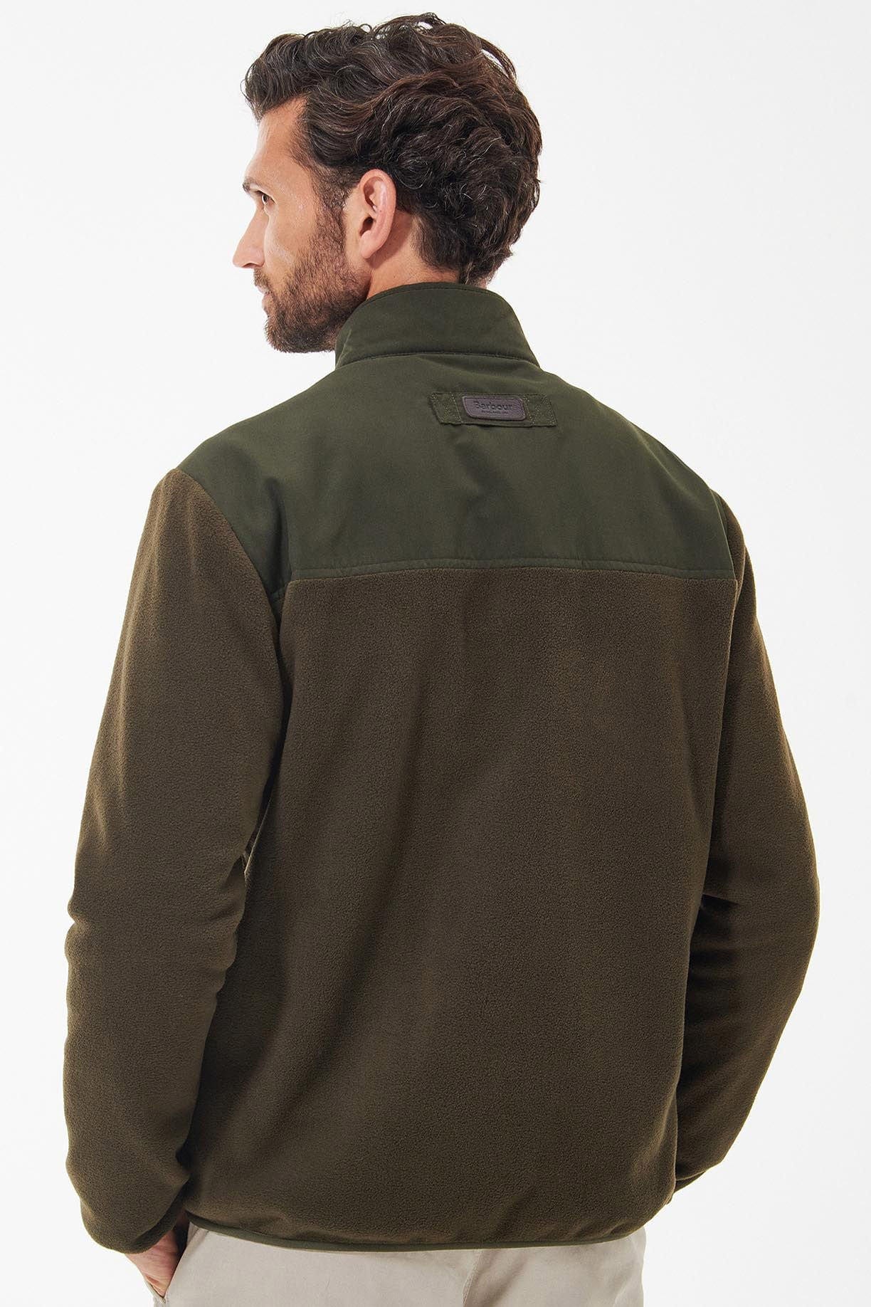 Country Fleece Jacket - Olive - Image 4
