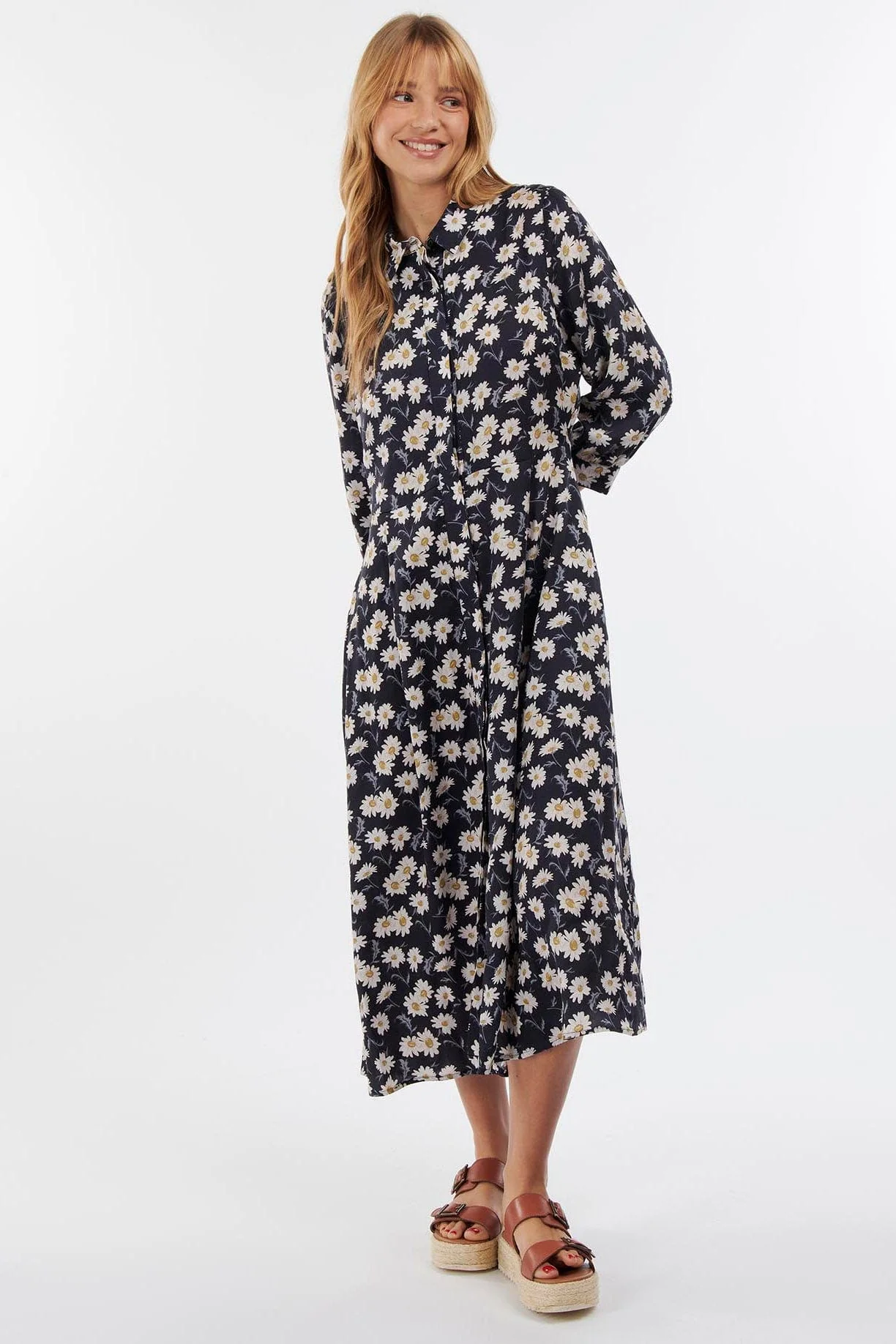 Cranmoor Dress - Navy Print - Image 2