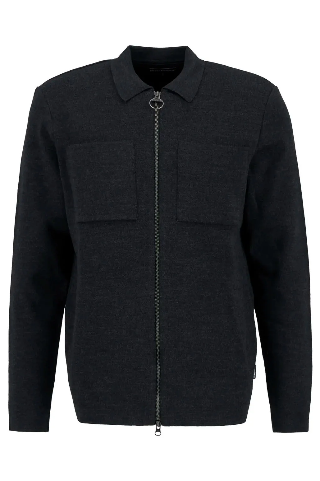 Croscombe Zip-Up Cardigan - Charcoal Marl