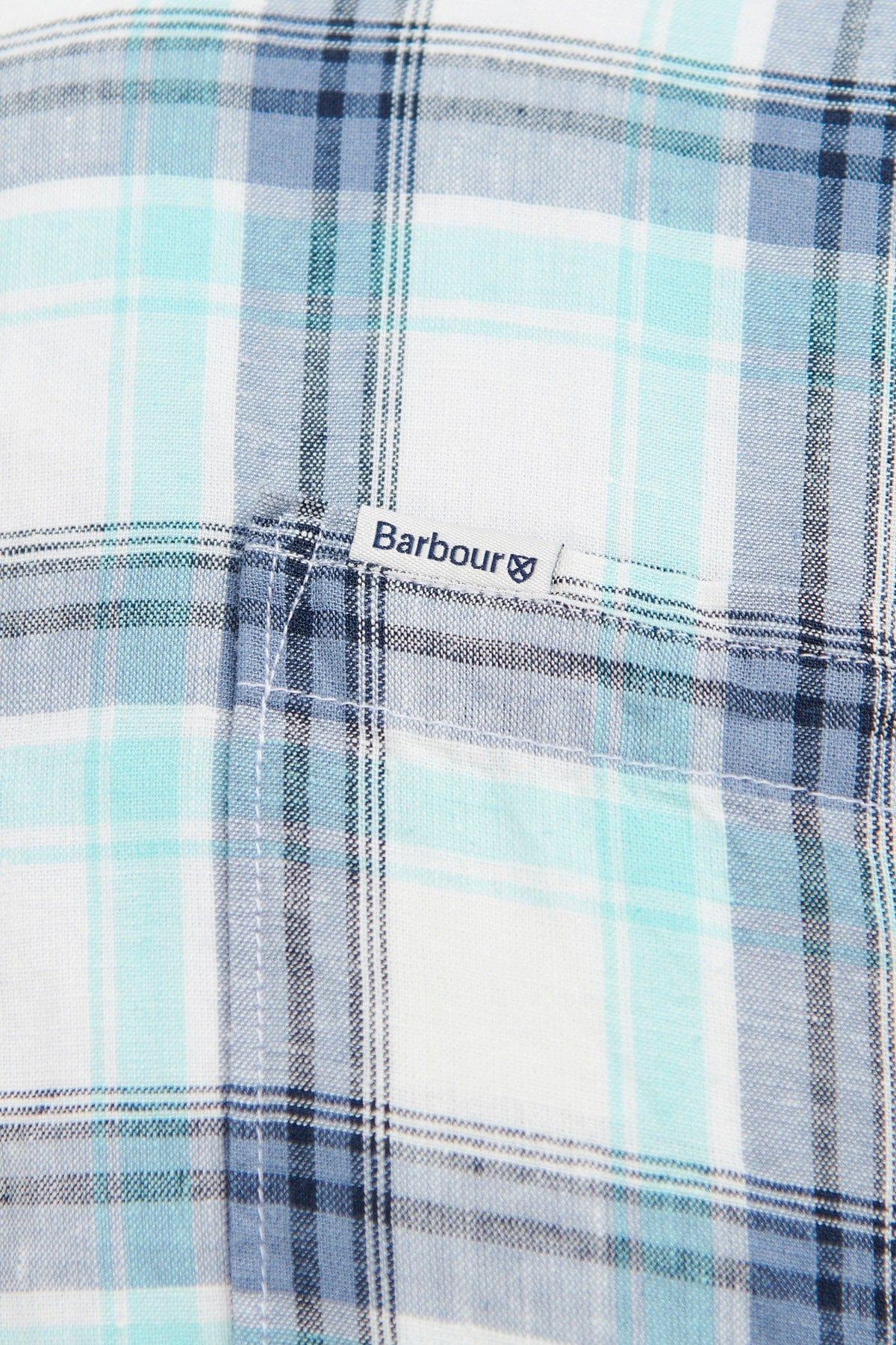 Crossfell Tailored Shirt - Ecru/Blue - Image 6
