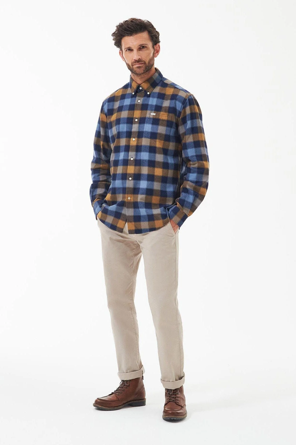 Damfield Regular Fit Shirt - Navy - Image 6