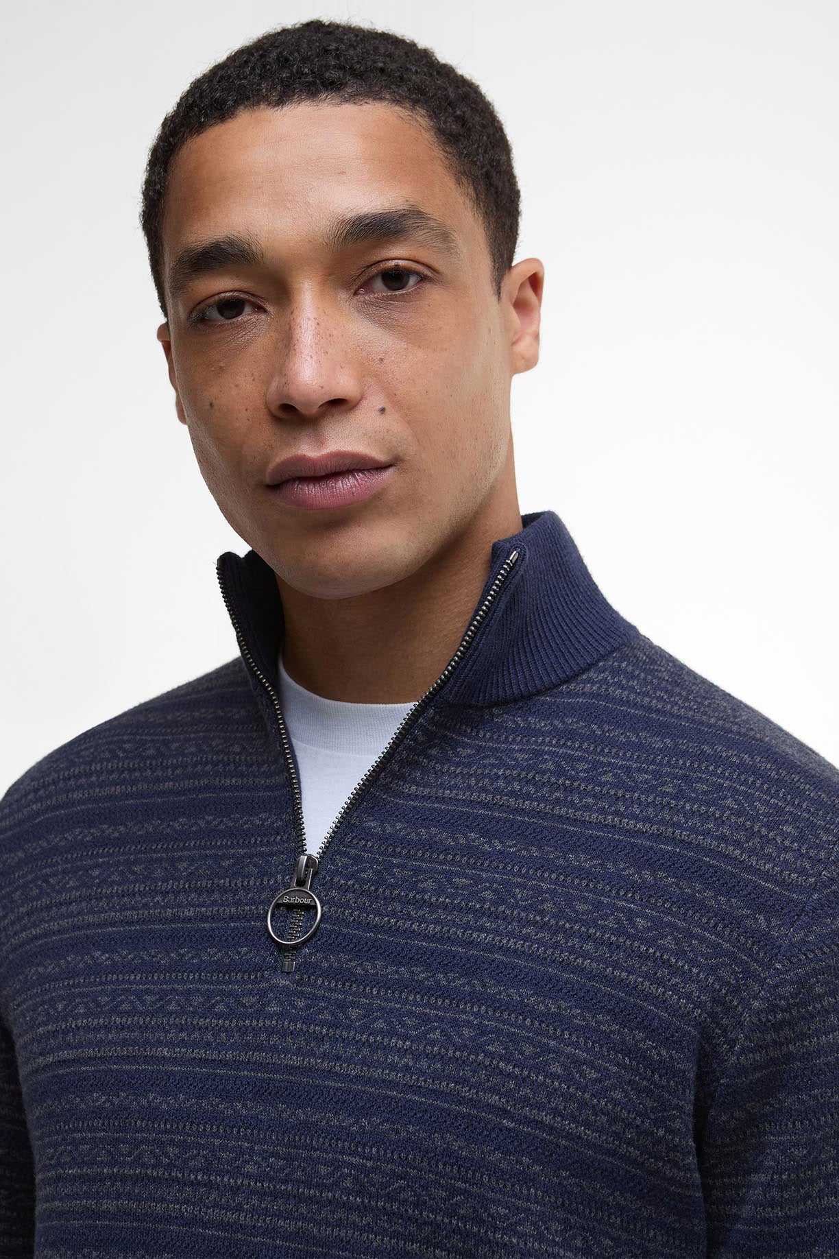 Dartfield Half-Zip Jumper - Navy - Image 4