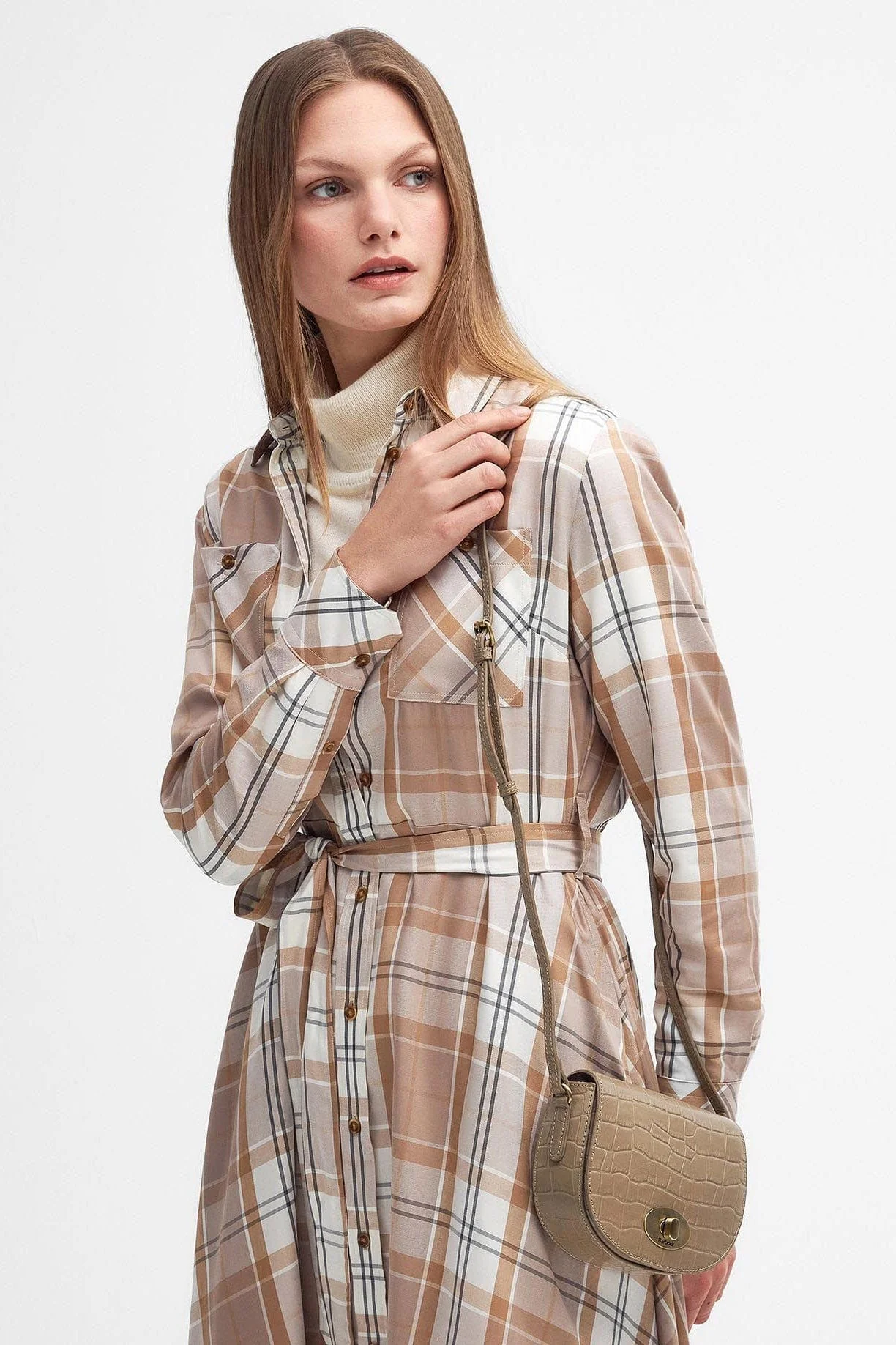 Eilein Leather Saddle Bag - Honey - Image 2