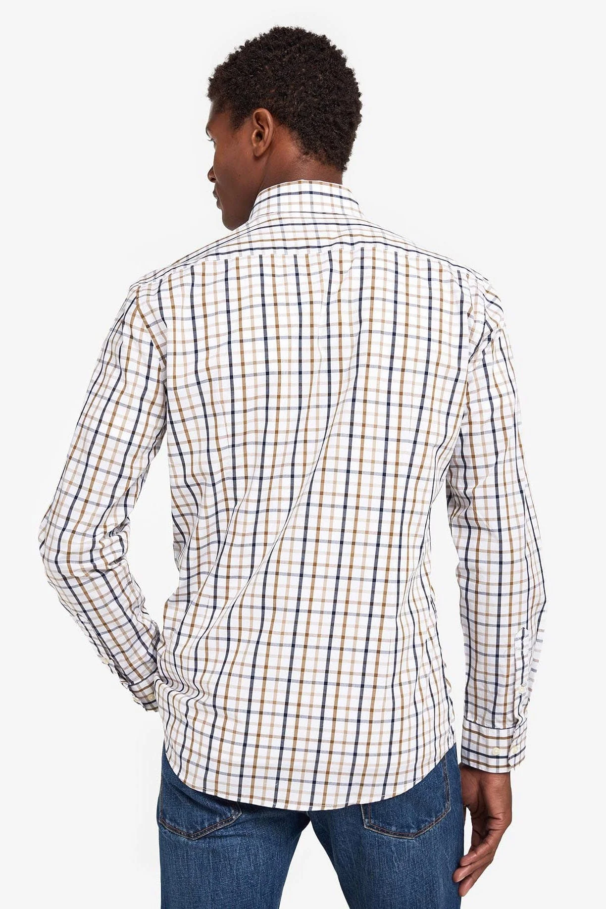 Eldon Tailored Fit Shirt - Stone - Image 4