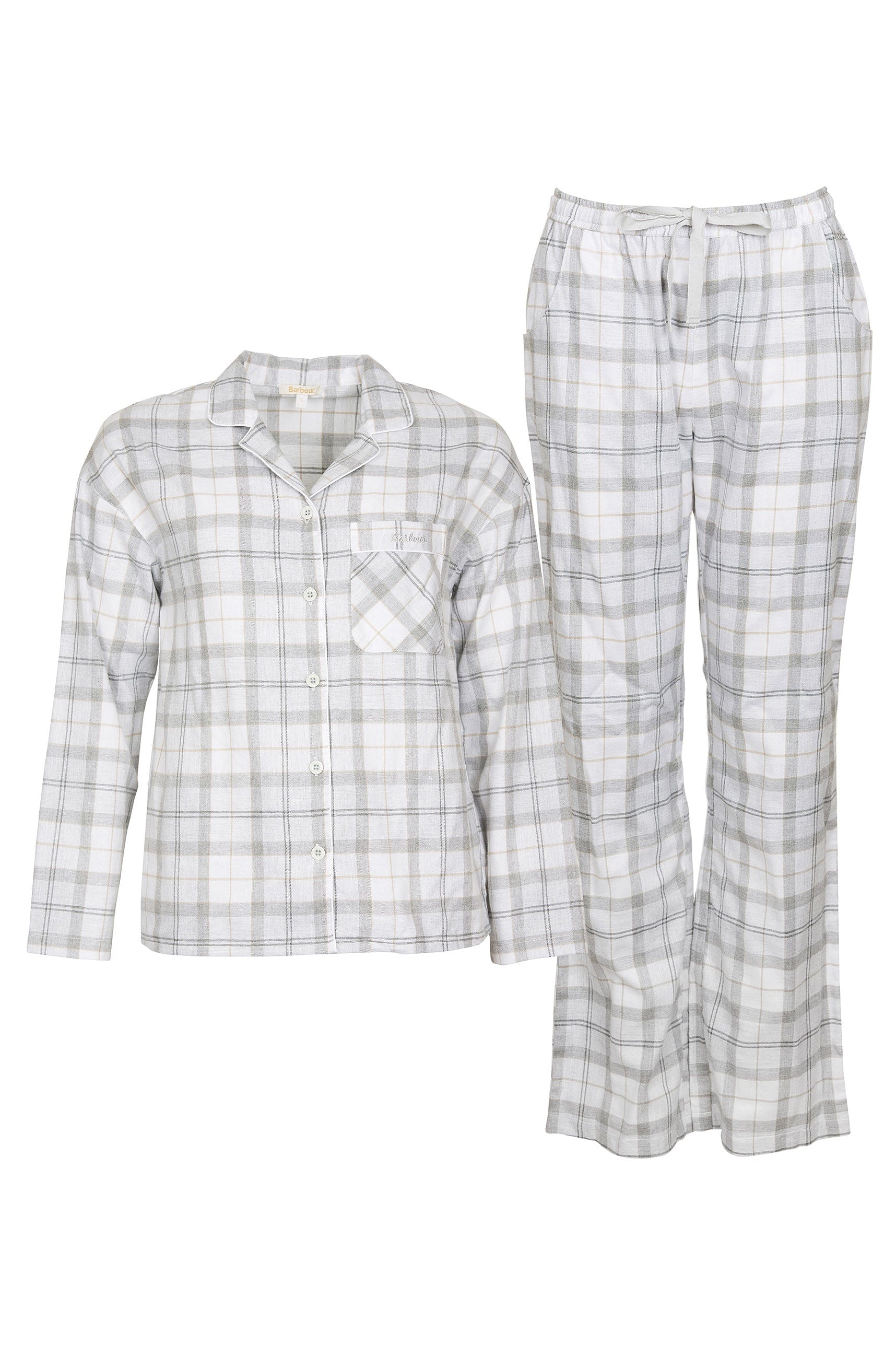 Ellery Pyjama Set - Light Grey Marl