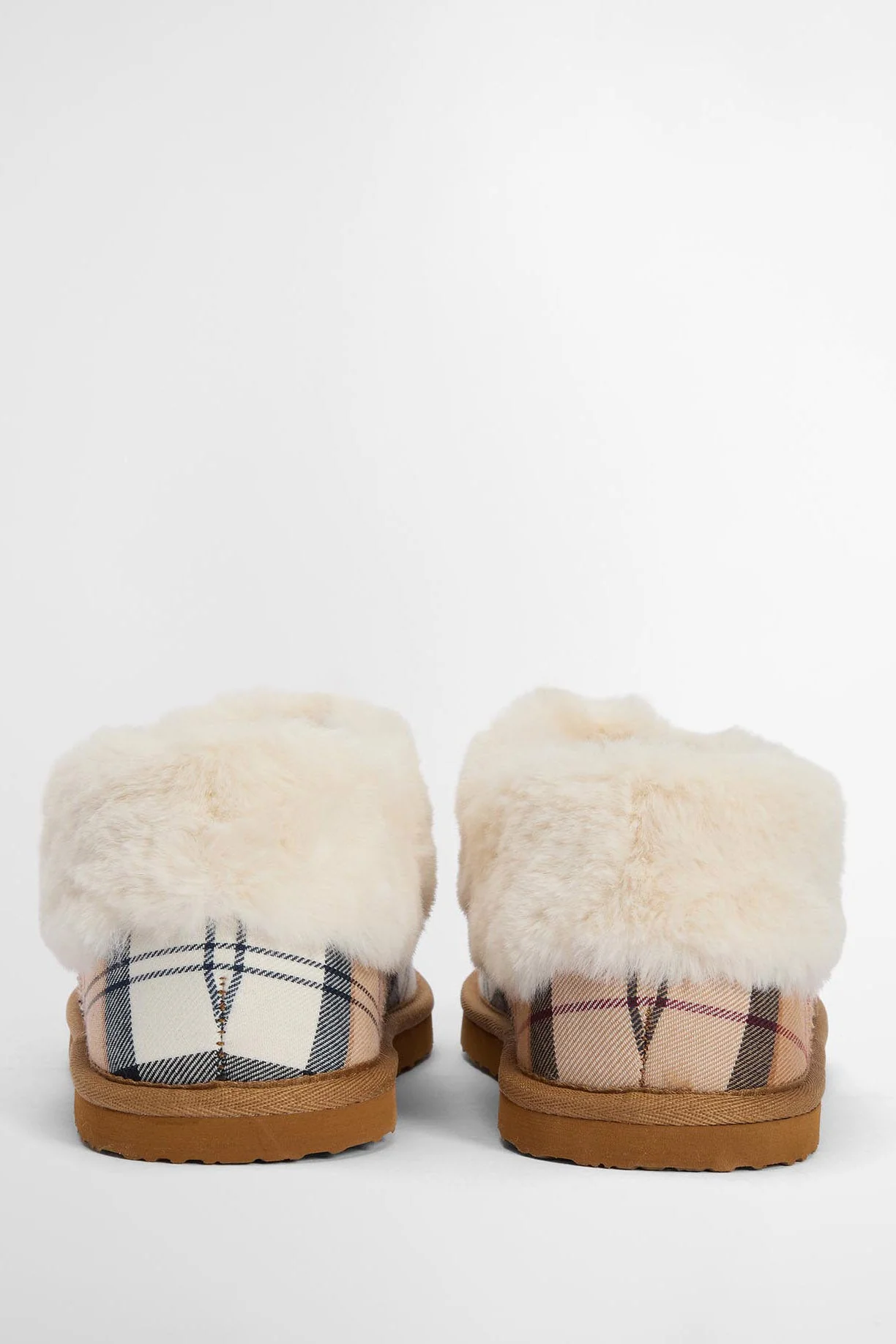 Eloise Tartan Slipper Boots - Hessian Tartan - Image 4