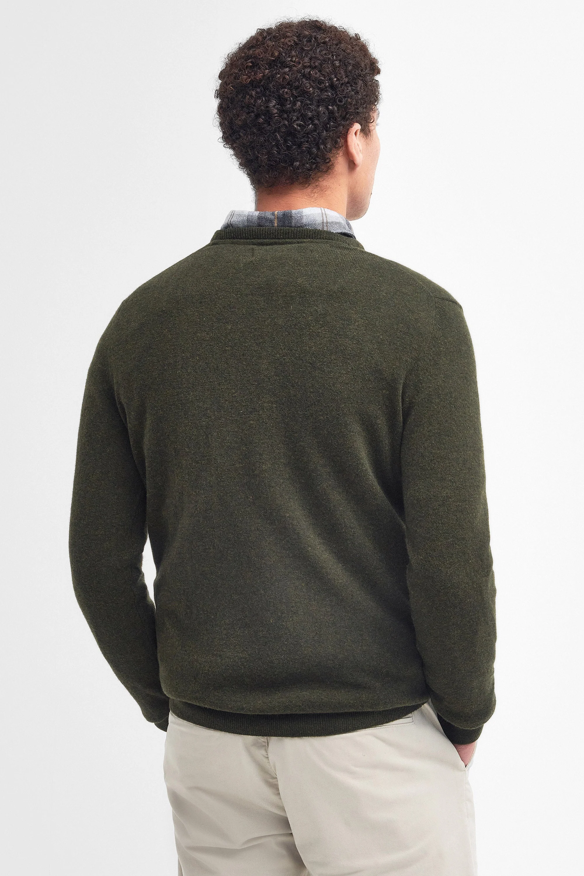 Essential Crew Neck Jumper - Seaweed - Image 3