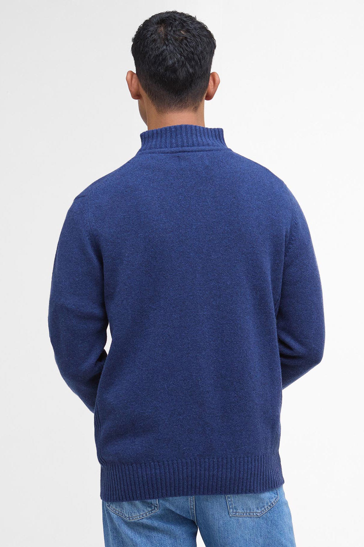 Essential Half-Zip Jumper - Atlantic Blue - Image 3