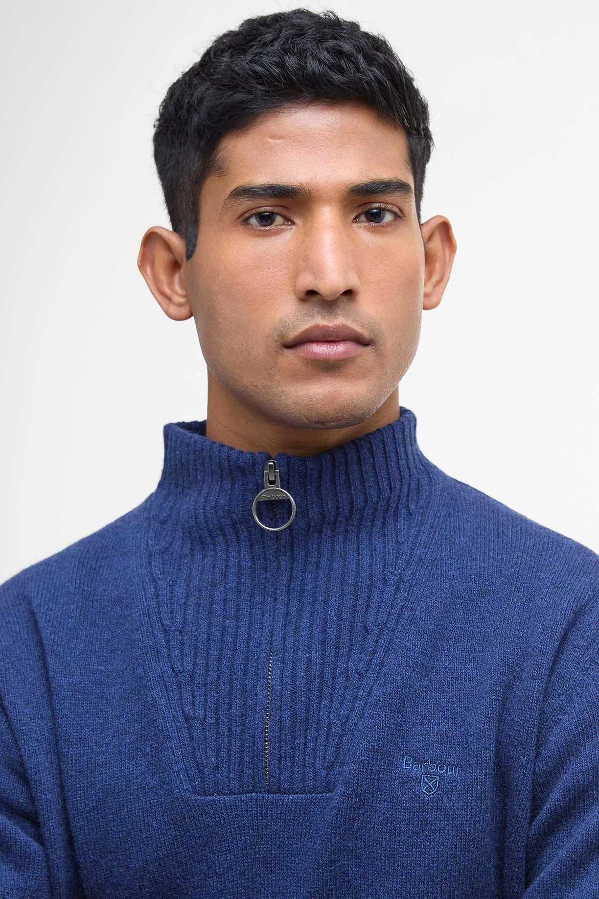 Essential Half-Zip Jumper - Atlantic Blue - Image 4