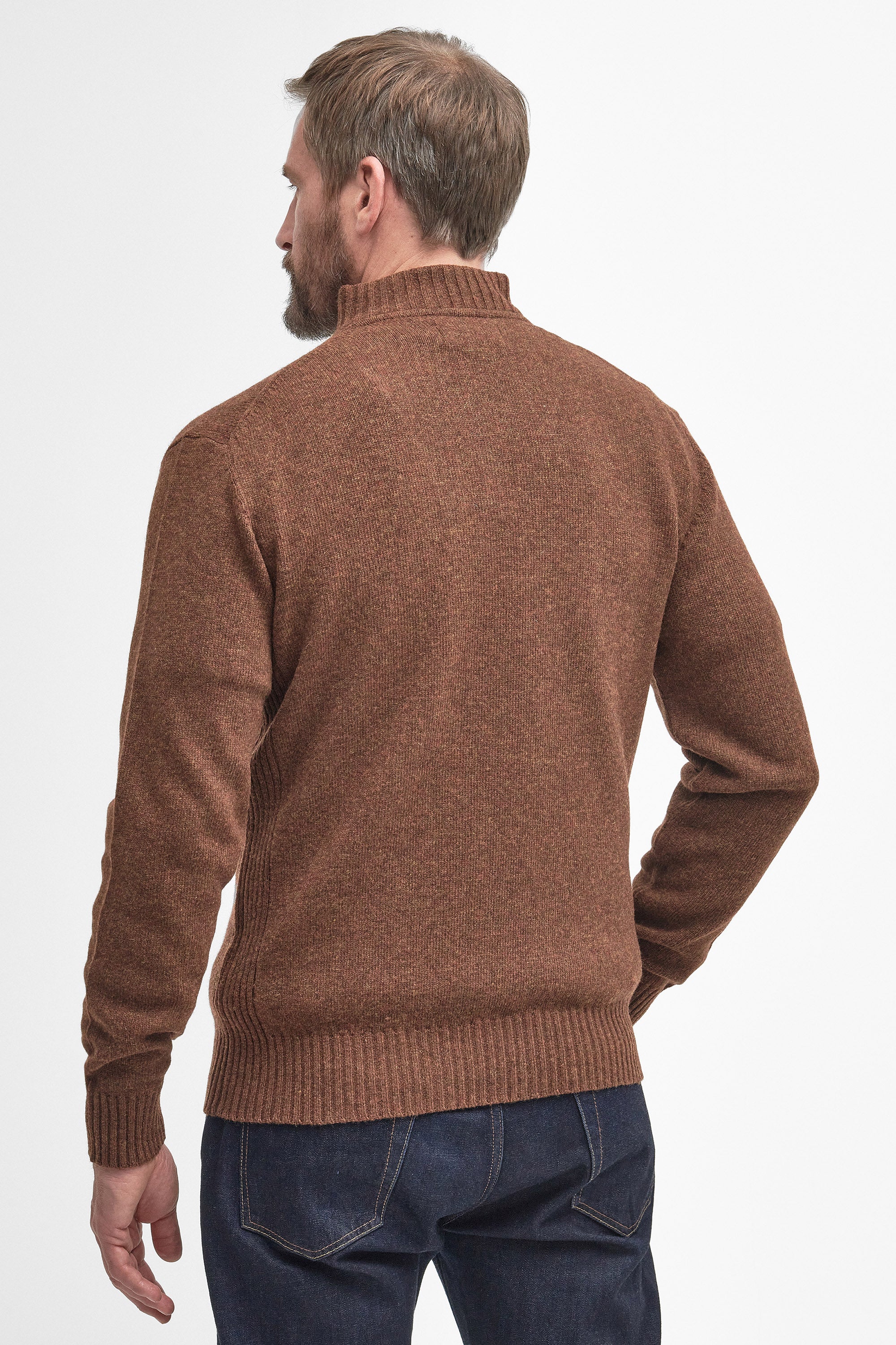 Essential Half-Zip Jumper - Sandstone - Image 3