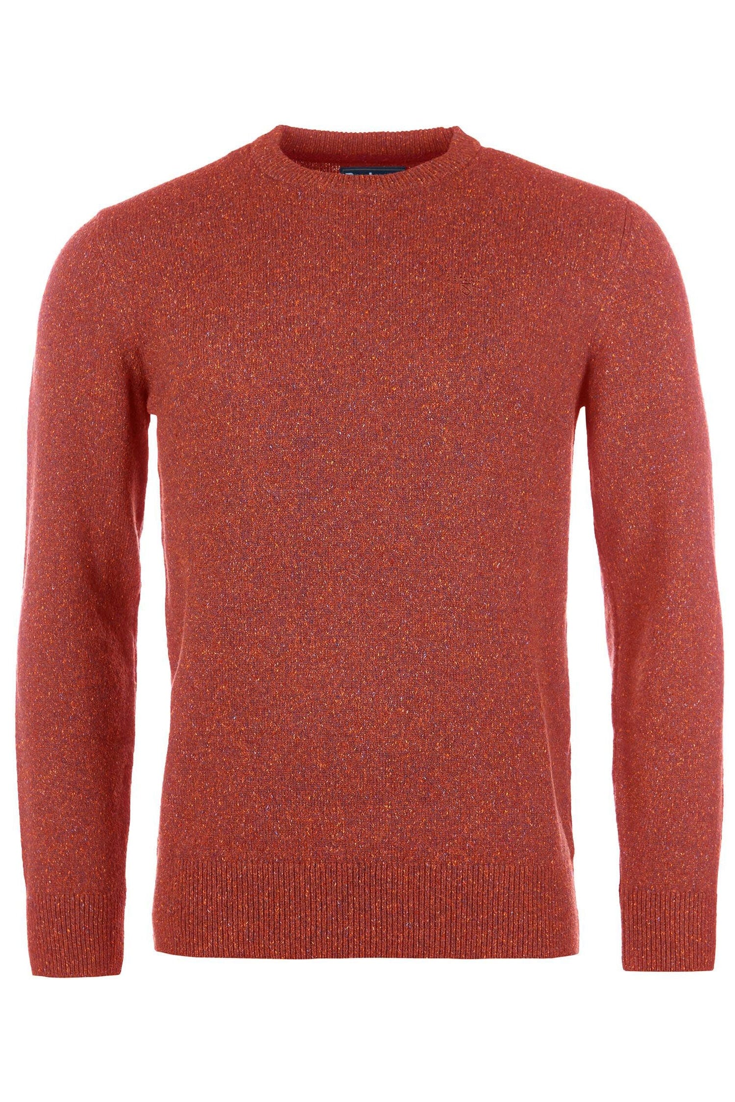 Essential Tisbury Crew Neck Jumper - Brick Red