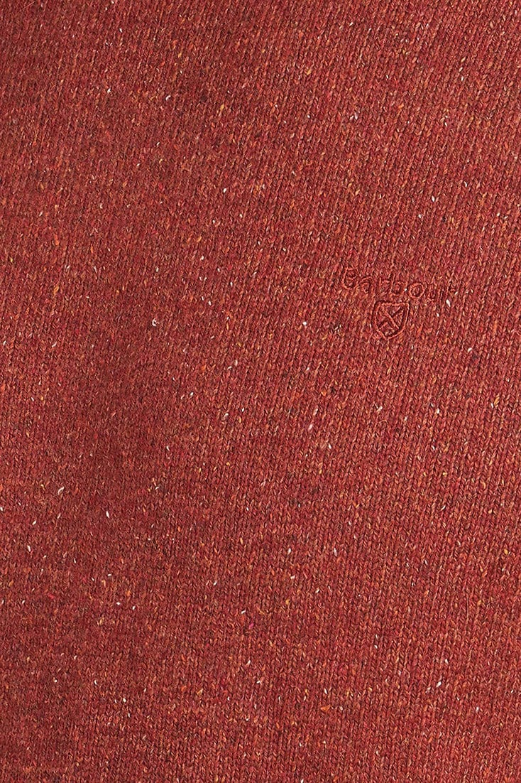 Essential Tisbury Crew Neck Jumper - Brick Red - Image 6