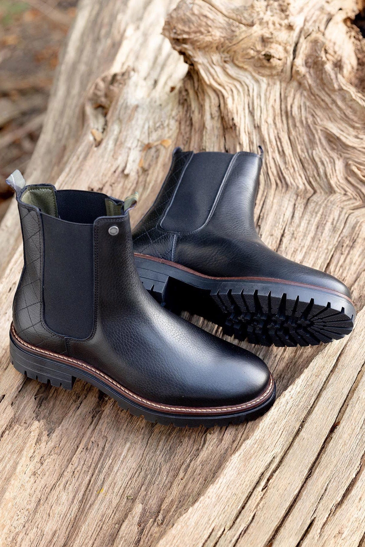 Evie Leather Boot - Black - Image 2