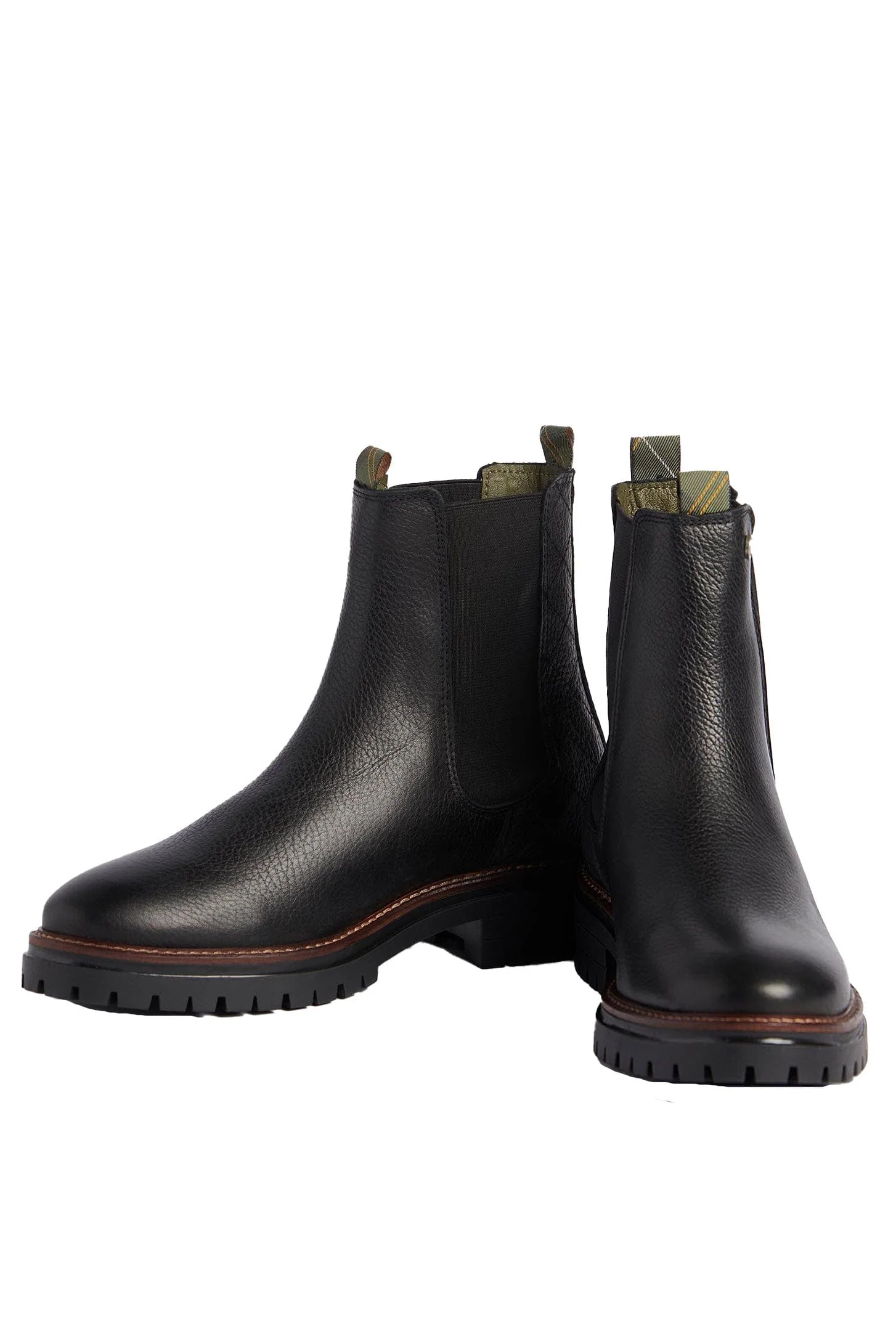 Evie Leather Boot - Black - Image 4
