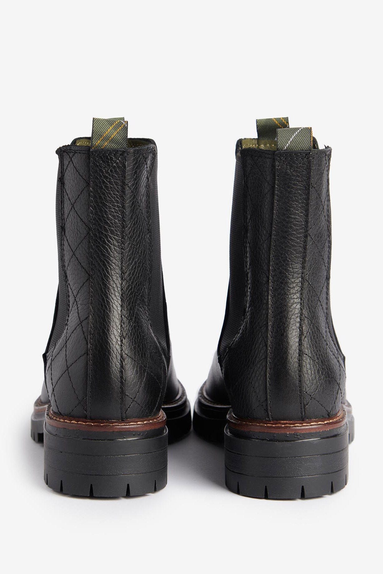 Evie Leather Boot - Black - Image 5