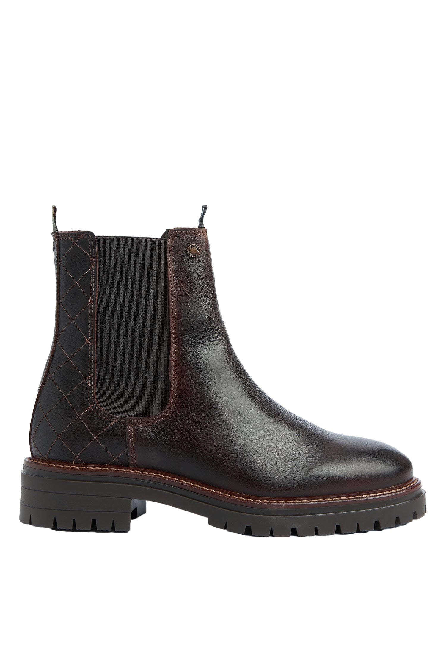 Evie Leather Boot - Brown