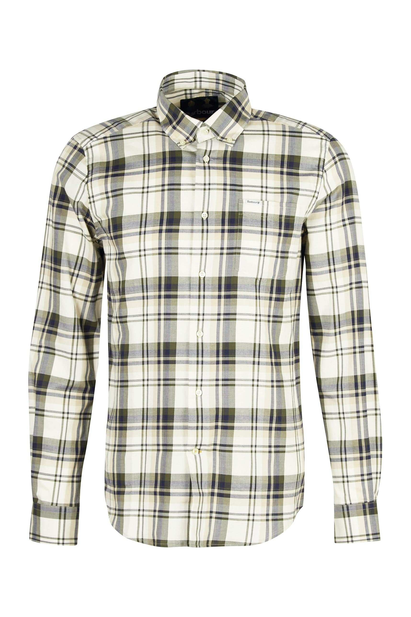 Falstone Tailored Check Shirt - Stone
