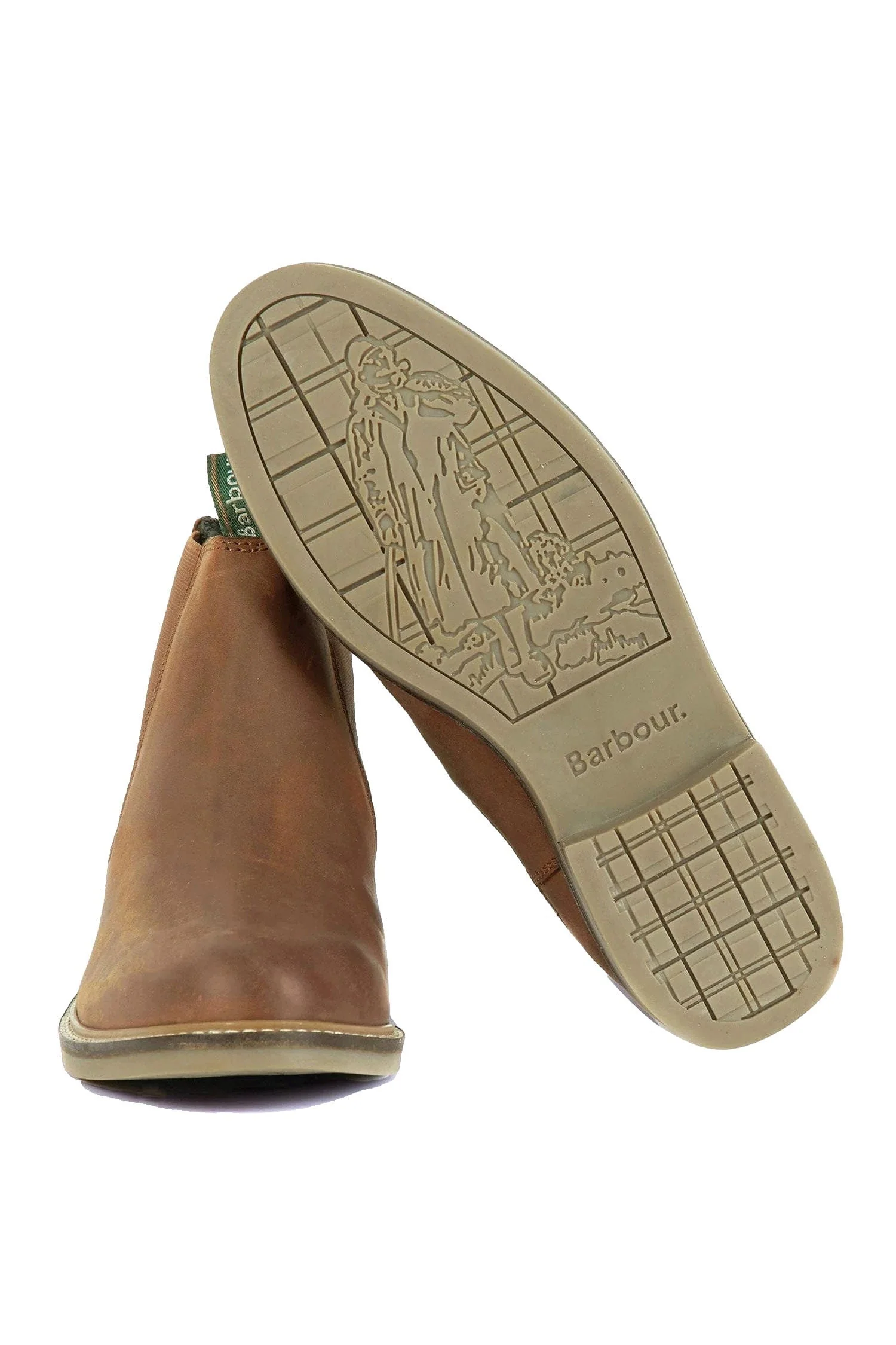 Farsley Chelsea Boots - Dark Tan - Image 4