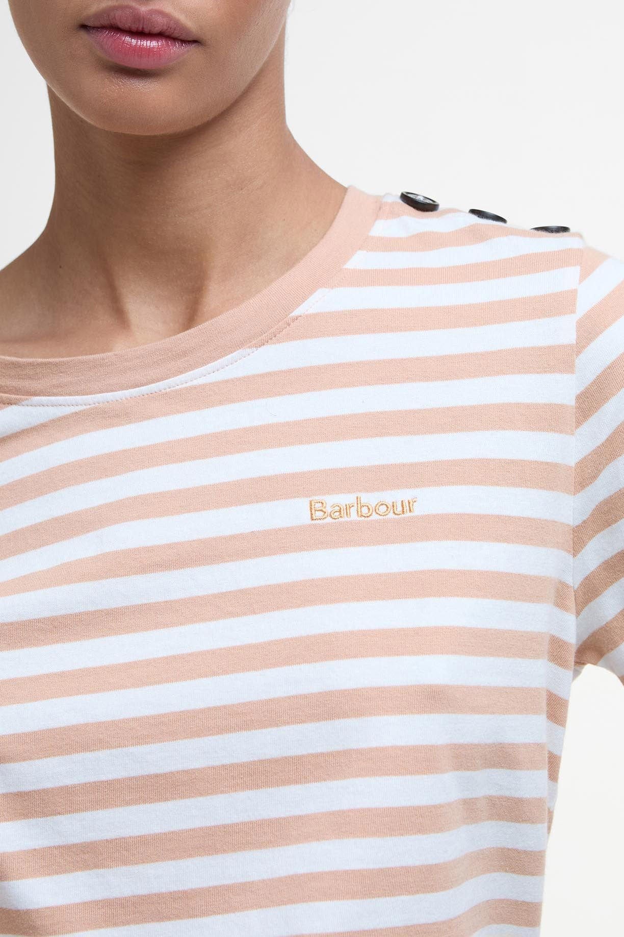 Ferryside Stripe T-Shirt - Toast - Image 6