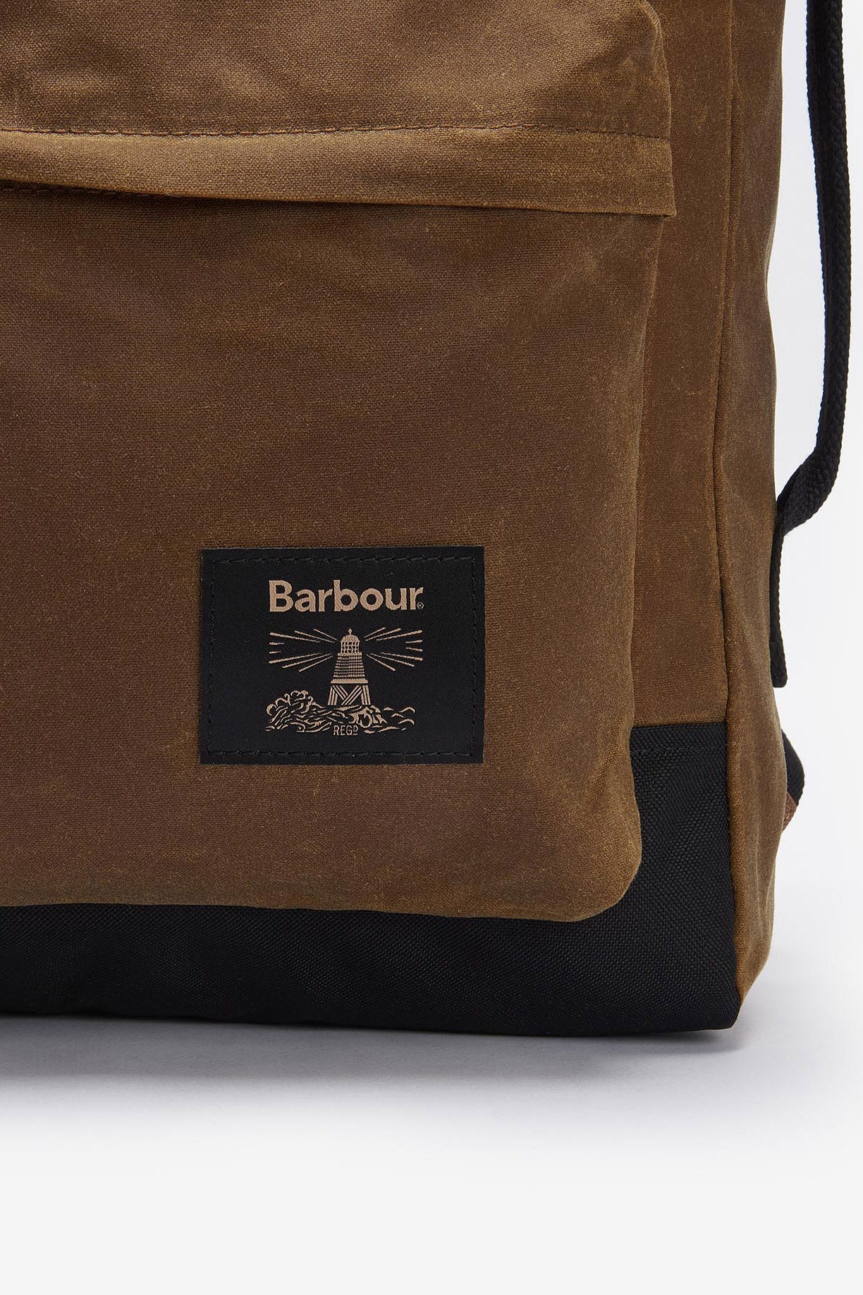 Field Waxed Backpack - Tan/Black - Image 3