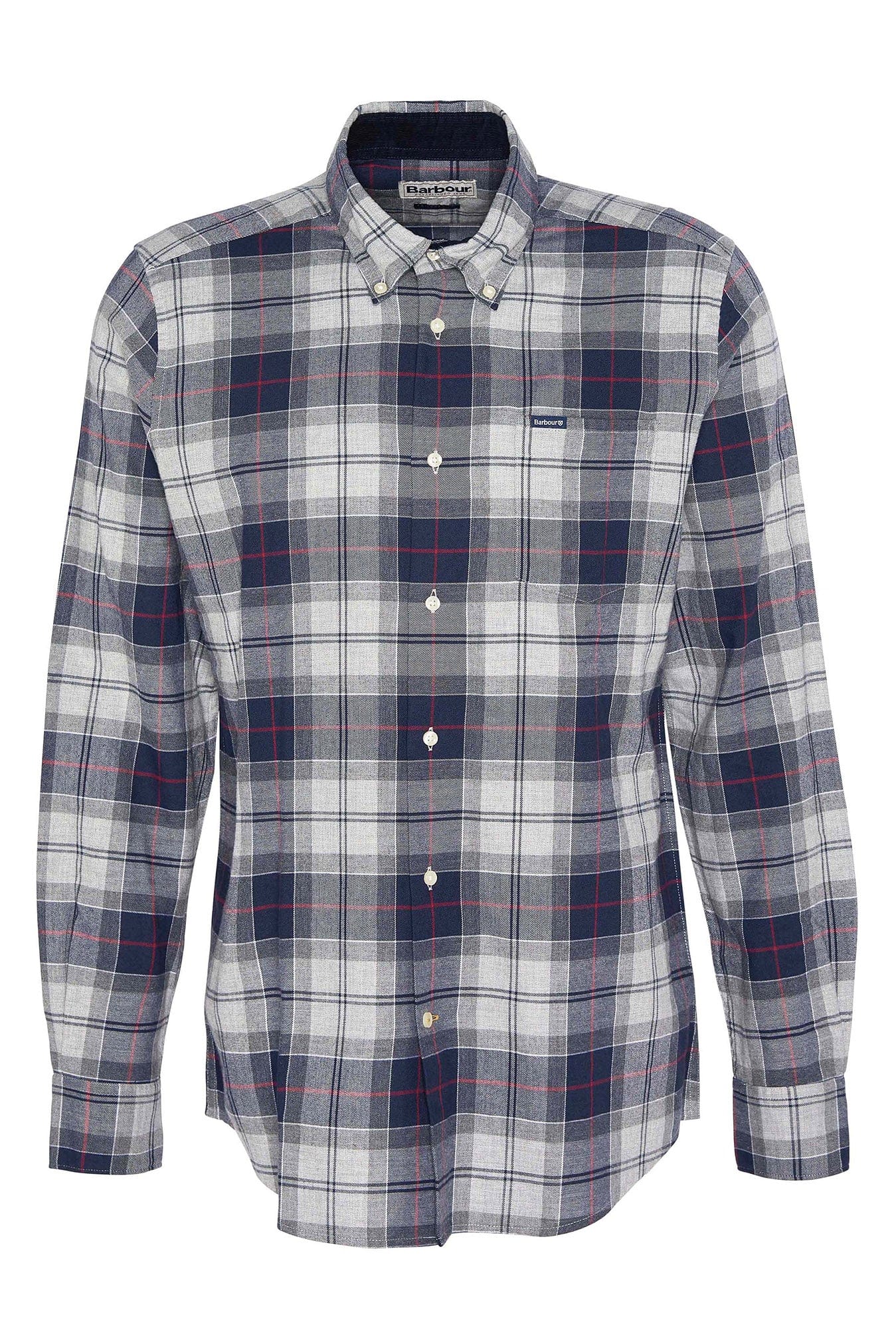 Fortrose Tailored Tartan Shirt - Blue Granite