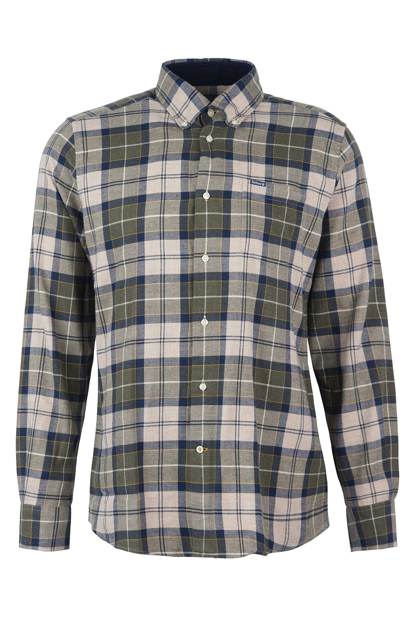 Fortrose Tailored Tartan Shirt - Forest Mist