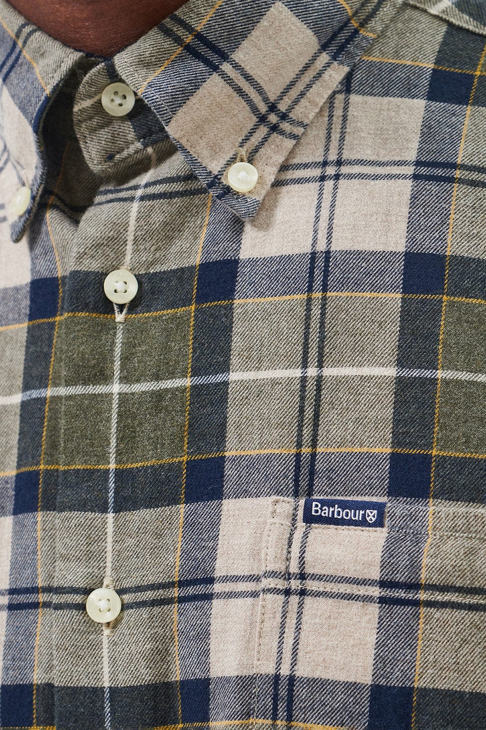 Fortrose Tailored Tartan Shirt - Forest Mist - Image 7