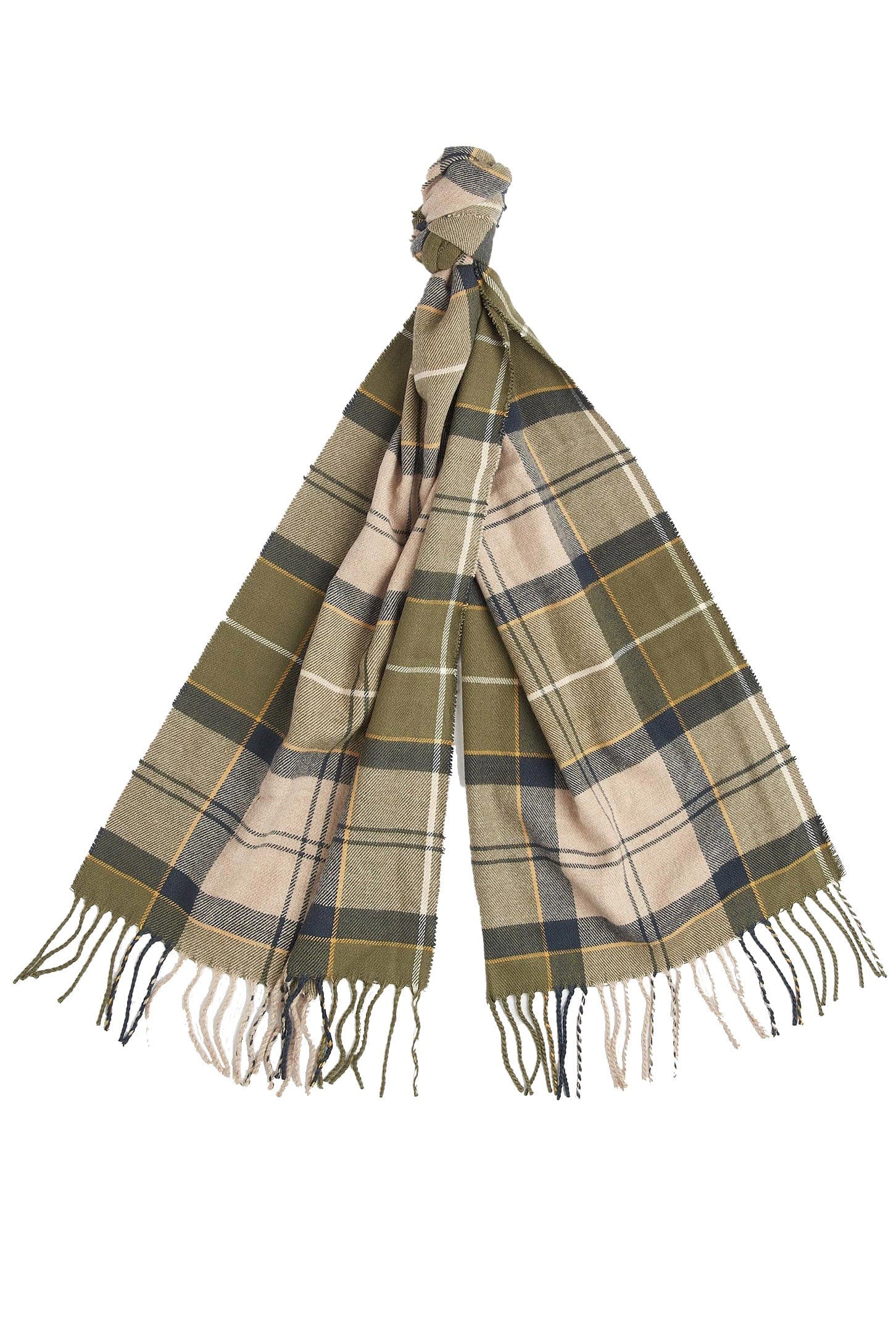 Galingale Tartan Scarf - Forest Mist Tartan
