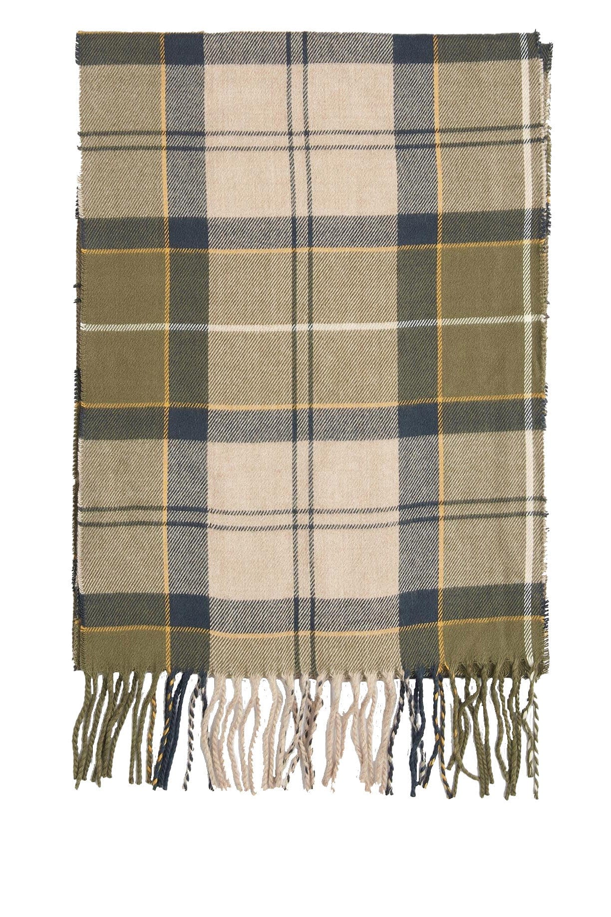 Galingale Tartan Scarf - Forest Mist Tartan - Image 2