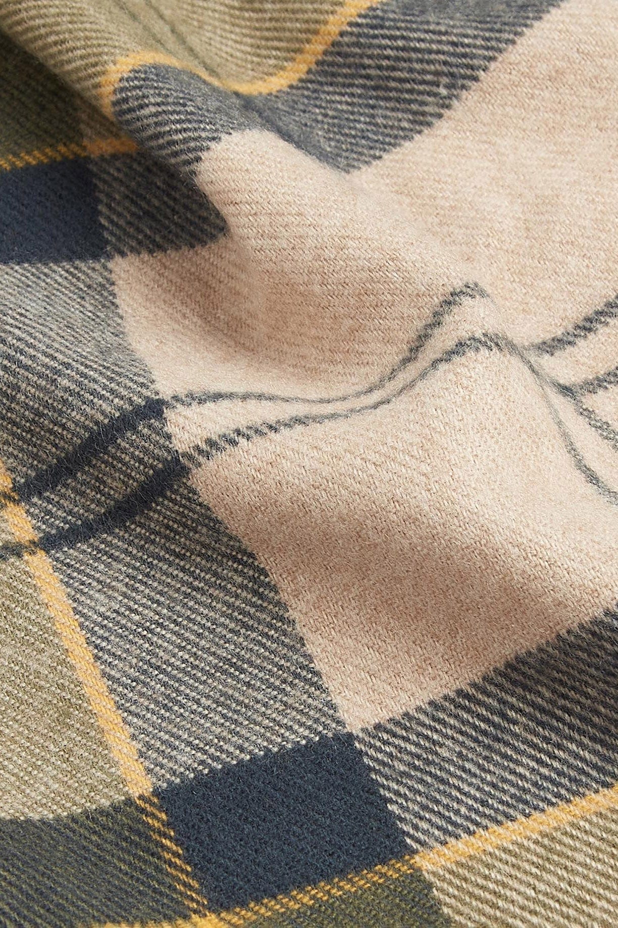 Galingale Tartan Scarf - Forest Mist Tartan - Image 5