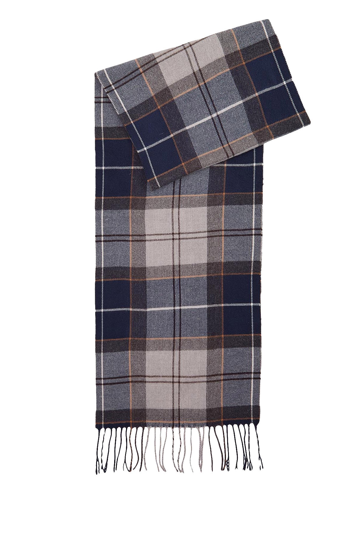 Gallingdale Tartan Scarf - Grey Midnight Tartan