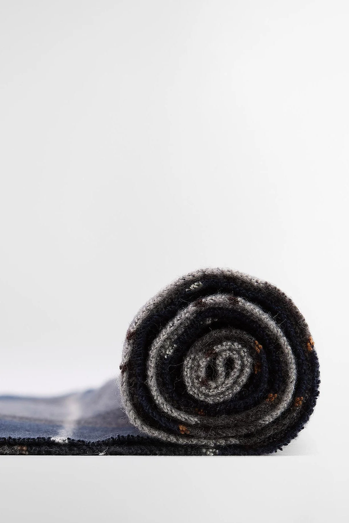 Gallingdale Tartan Scarf - Grey Midnight Tartan - Image 5