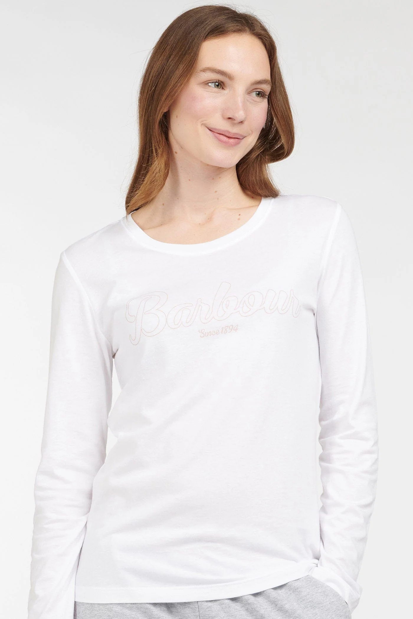 Ginny Long Sleeve T-Shirt - White - Image 2