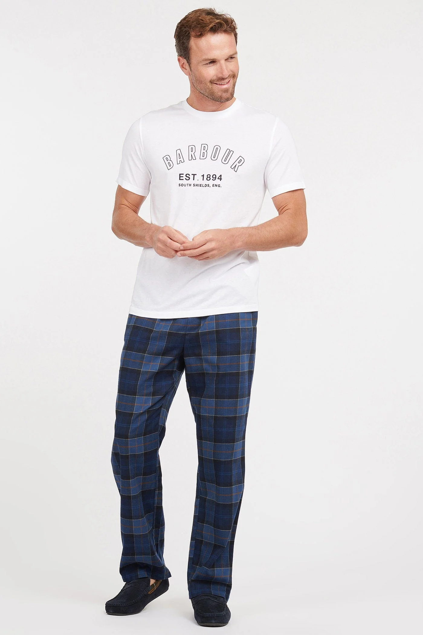 Glenn Tartan Trousers - Midnight Tartan - Image 4