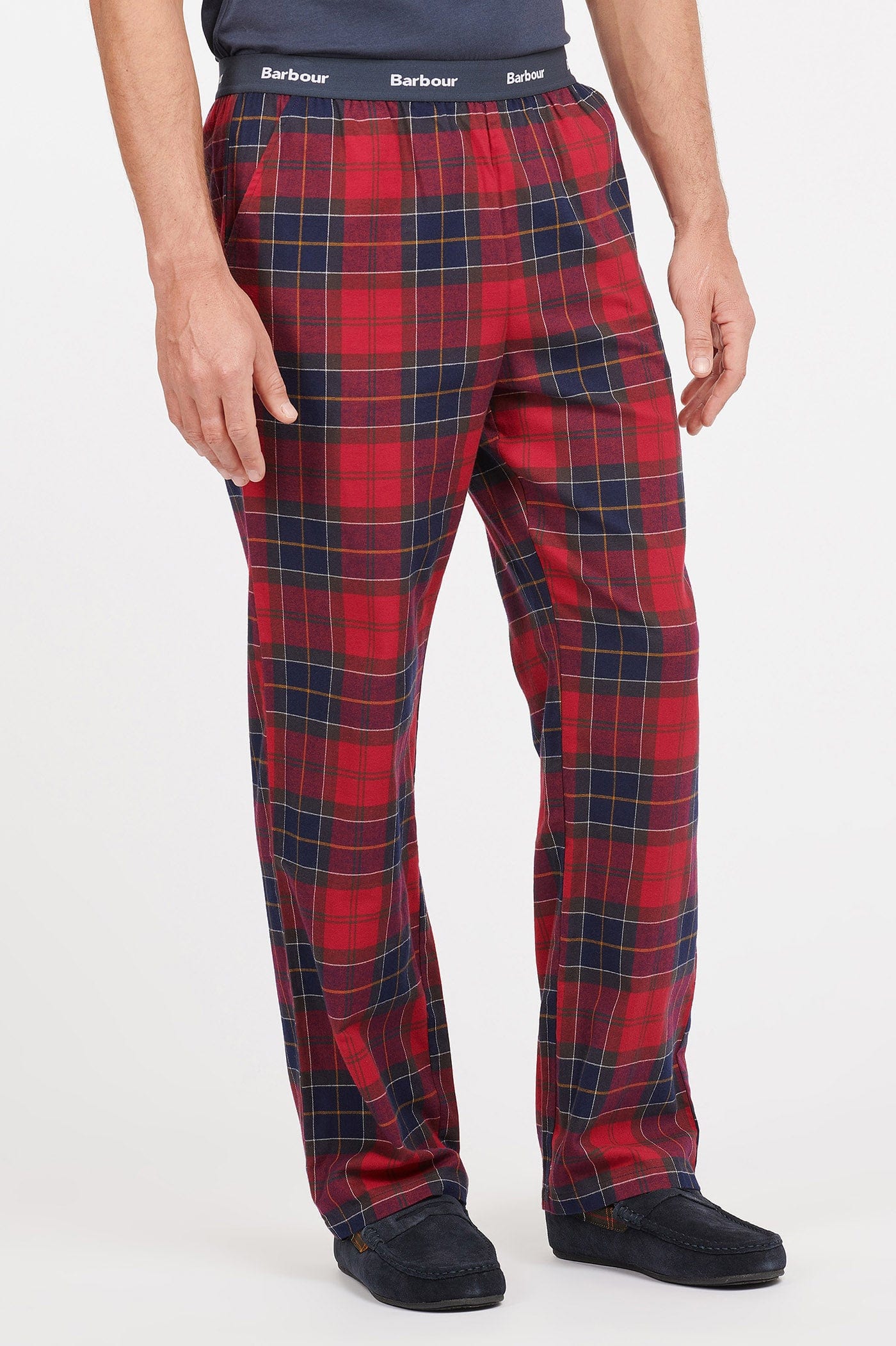 Glenn Tartan Trousers - Red Tartan - Image 2